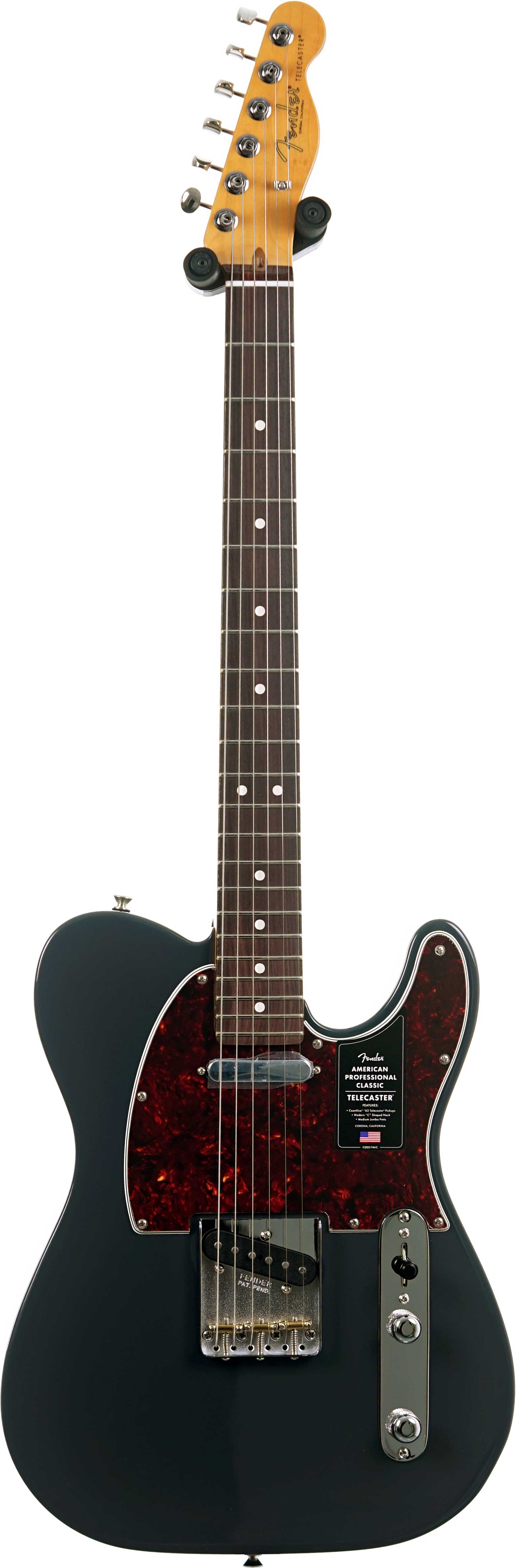 Fender American Professional Classic Telecaster Faded Black Rosewood Fingerboard #US25097732