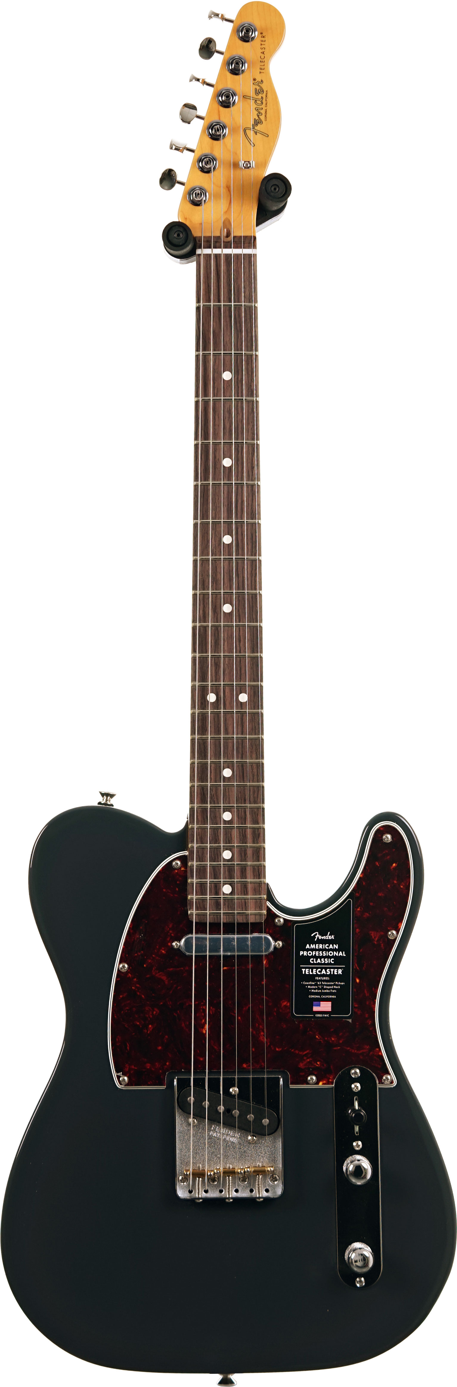 Fender American Professional Classic Telecaster Faded Black Rosewood Fingerboard #US25101255