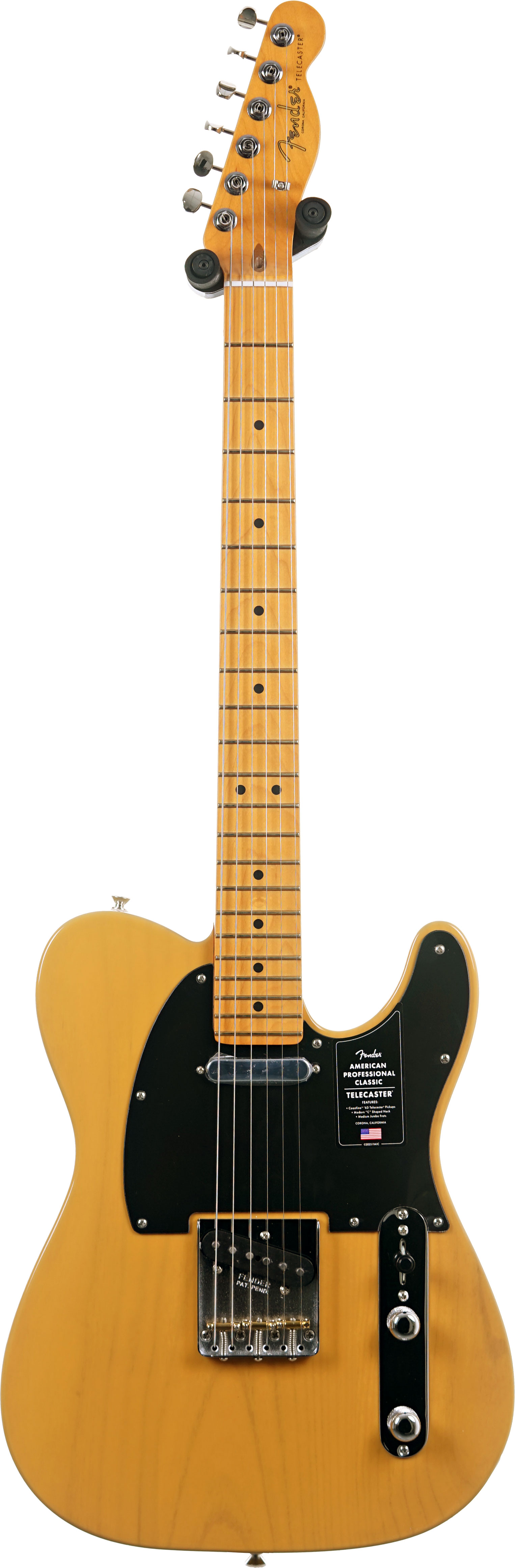 Fender American Professional Classic Telecaster Butterscotch Blonde Maple Fingerboard #US25089508