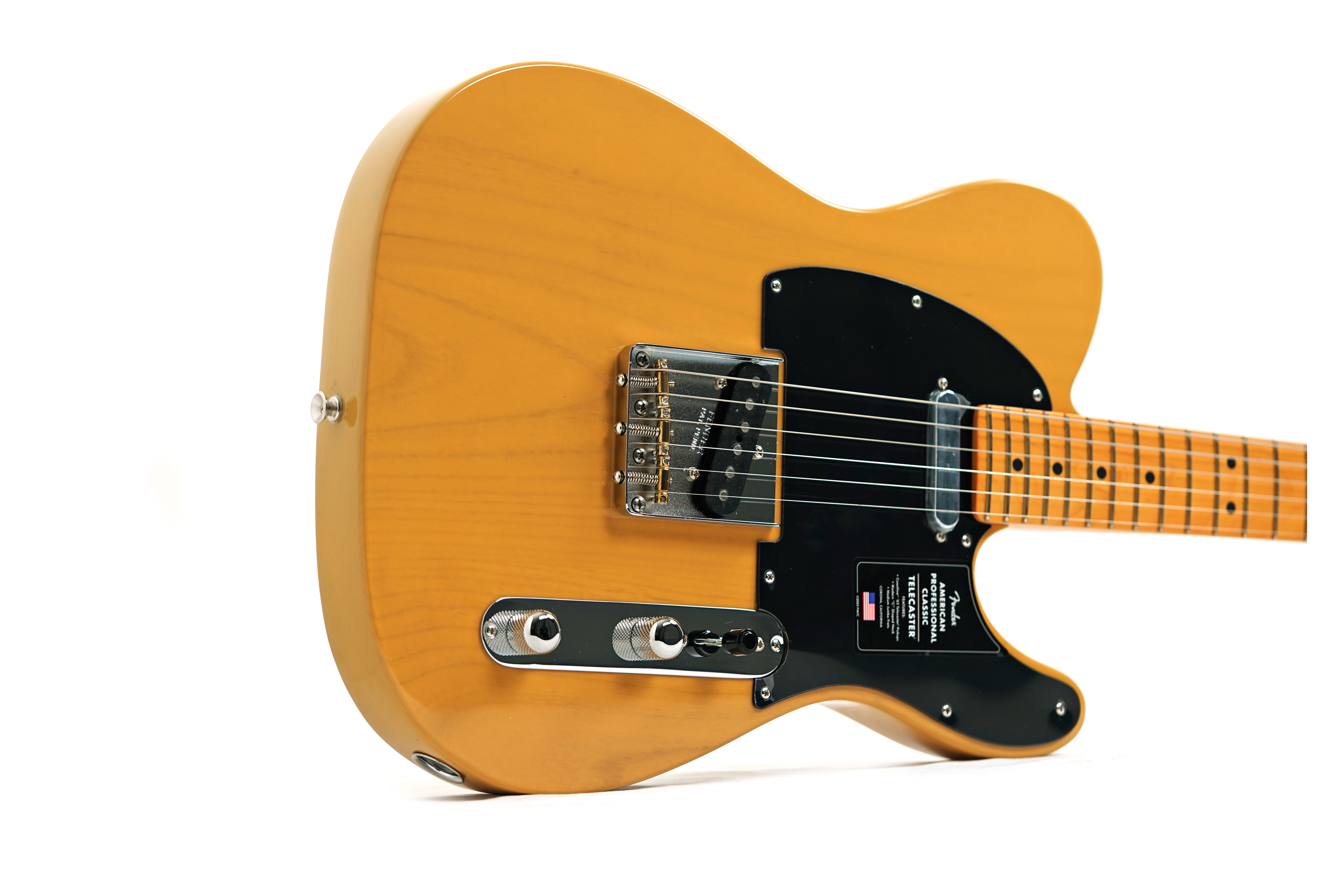 Fender American Professional Classic Telecaster Butterscotch Blonde Maple Fingerboard #US25089508