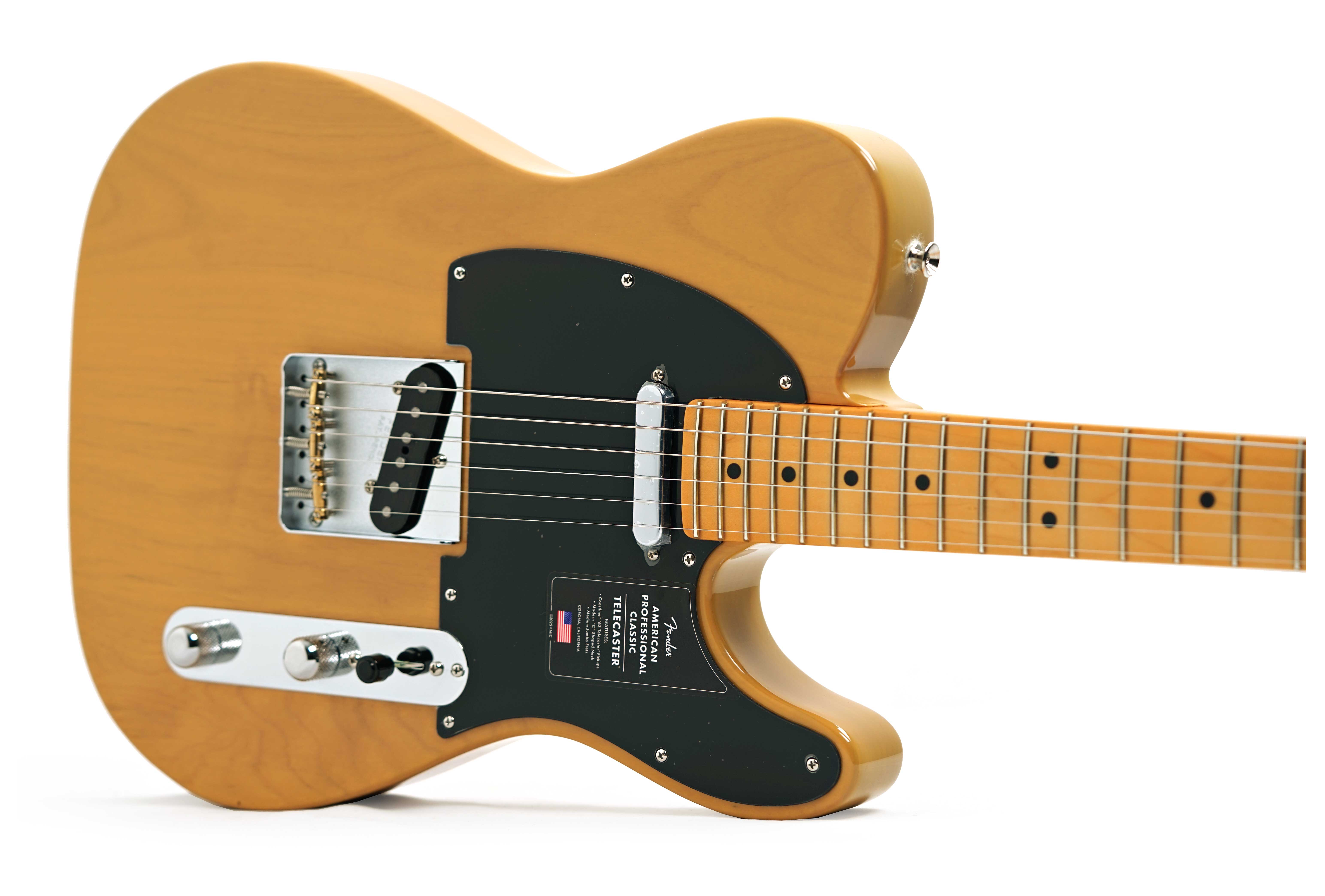 Fender American Professional Classic Telecaster Butterscotch Blonde Maple Fingerboard #US25096093