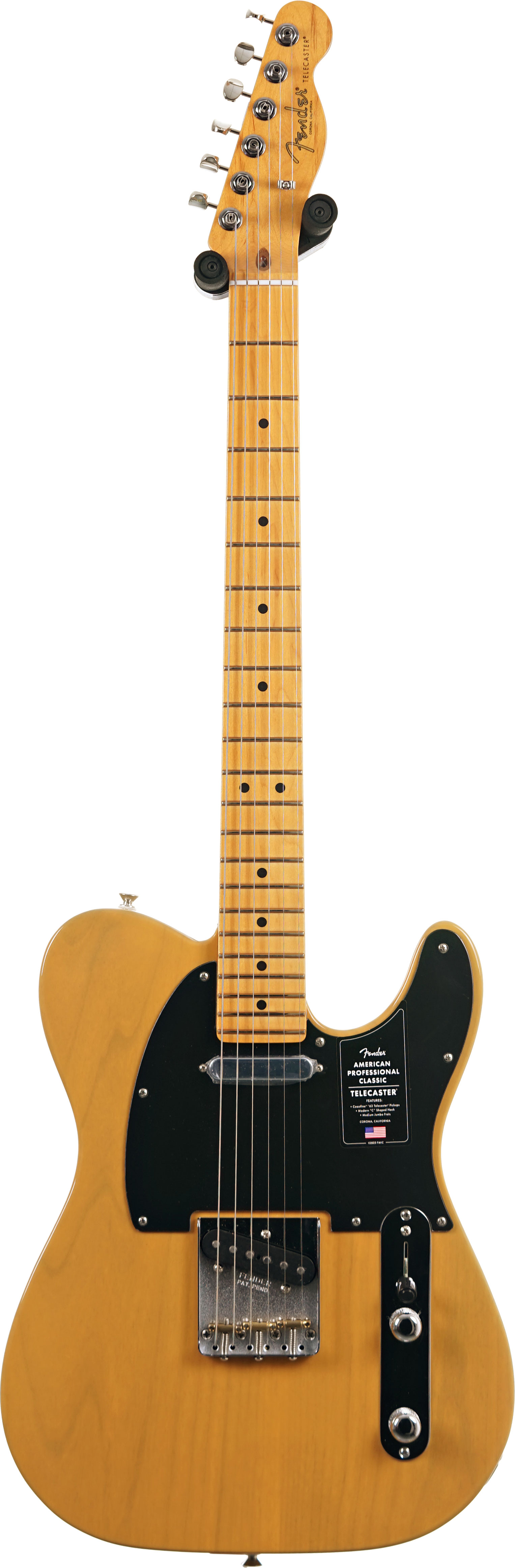 Fender American Professional Classic Telecaster Butterscotch Blonde Maple Fingerboard #US26021825