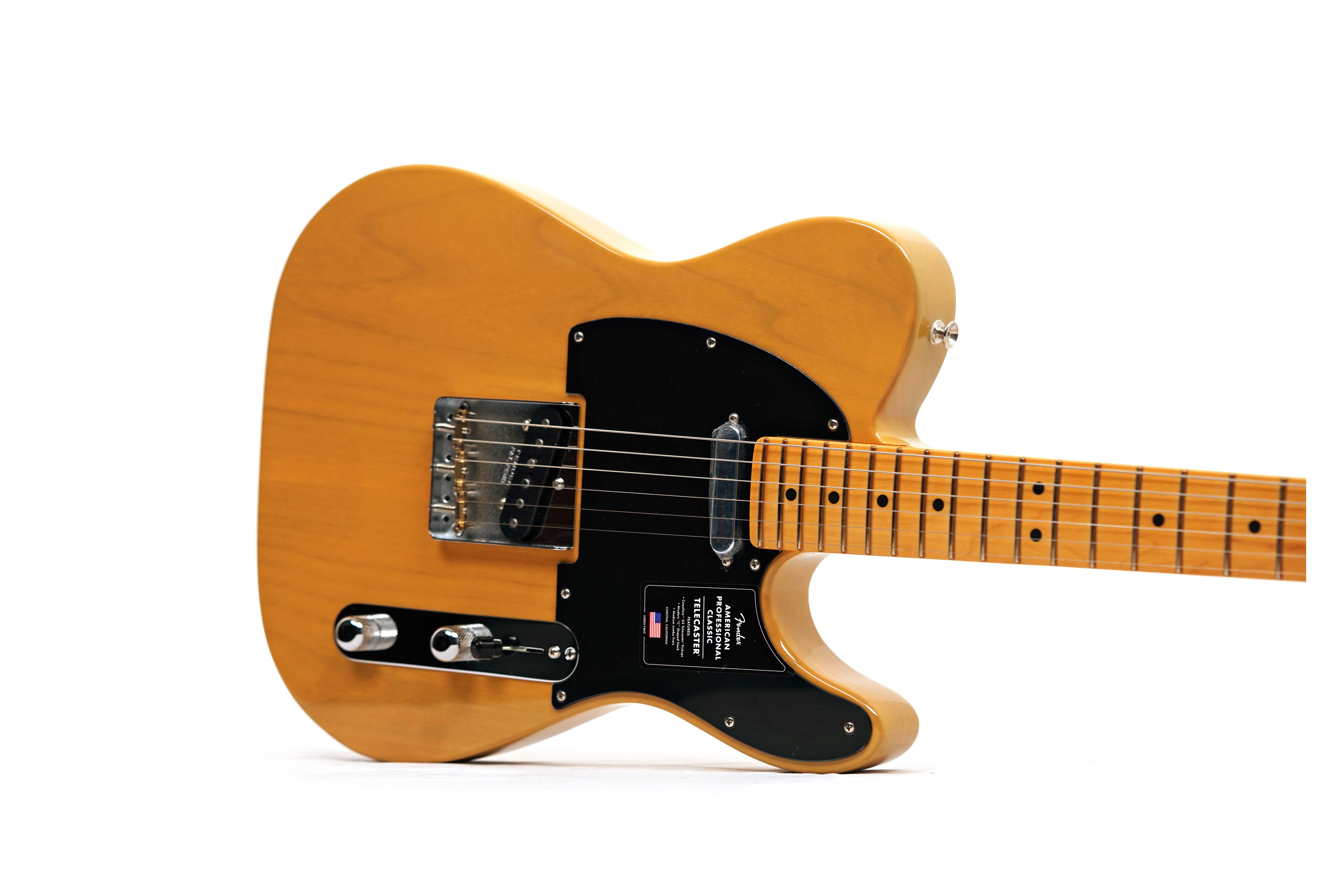 Fender American Professional Classic Telecaster Butterscotch Blonde Maple Fingerboard #US26021825
