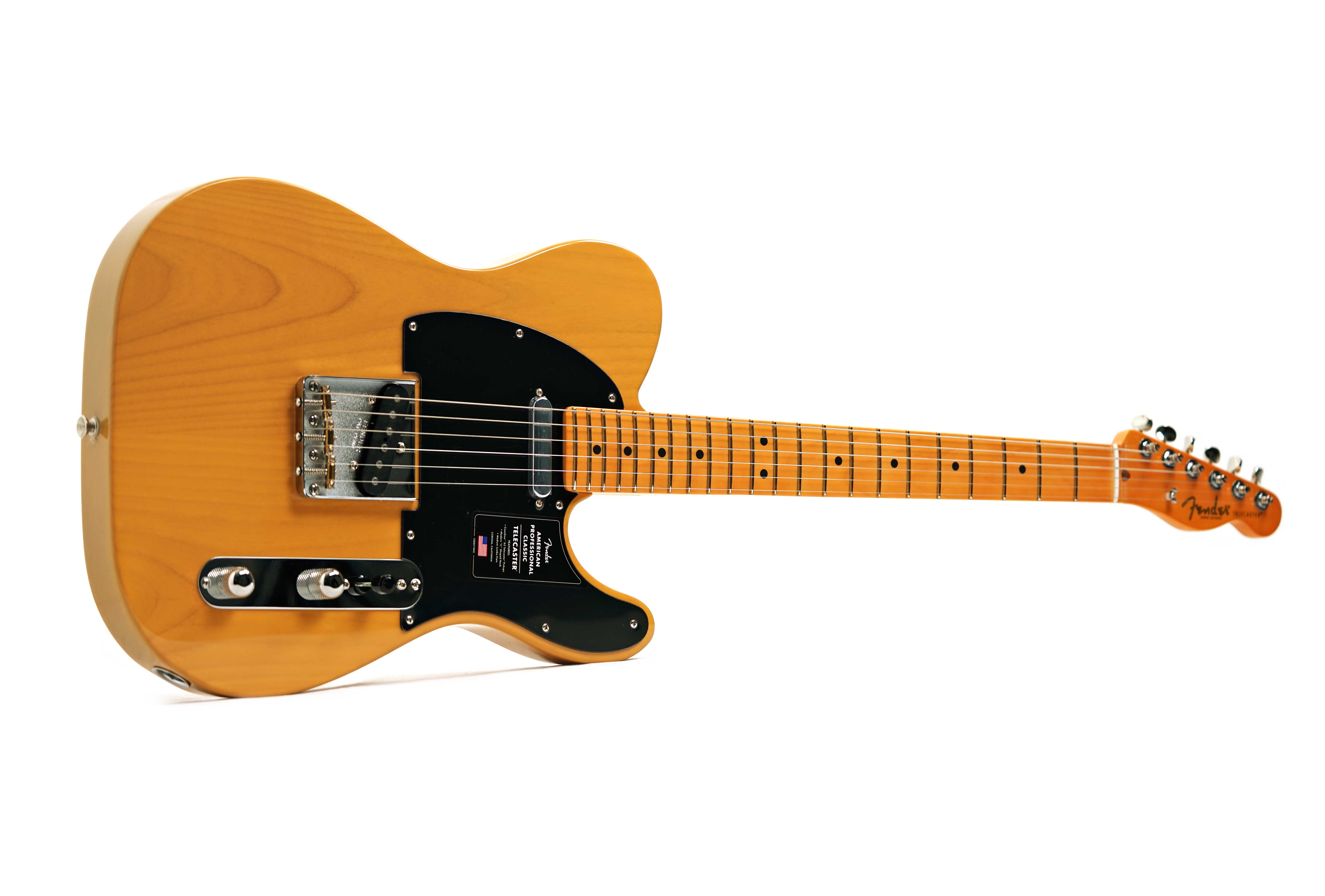 Fender American Professional Classic Telecaster Butterscotch Blonde Maple Fingerboard #US25114139