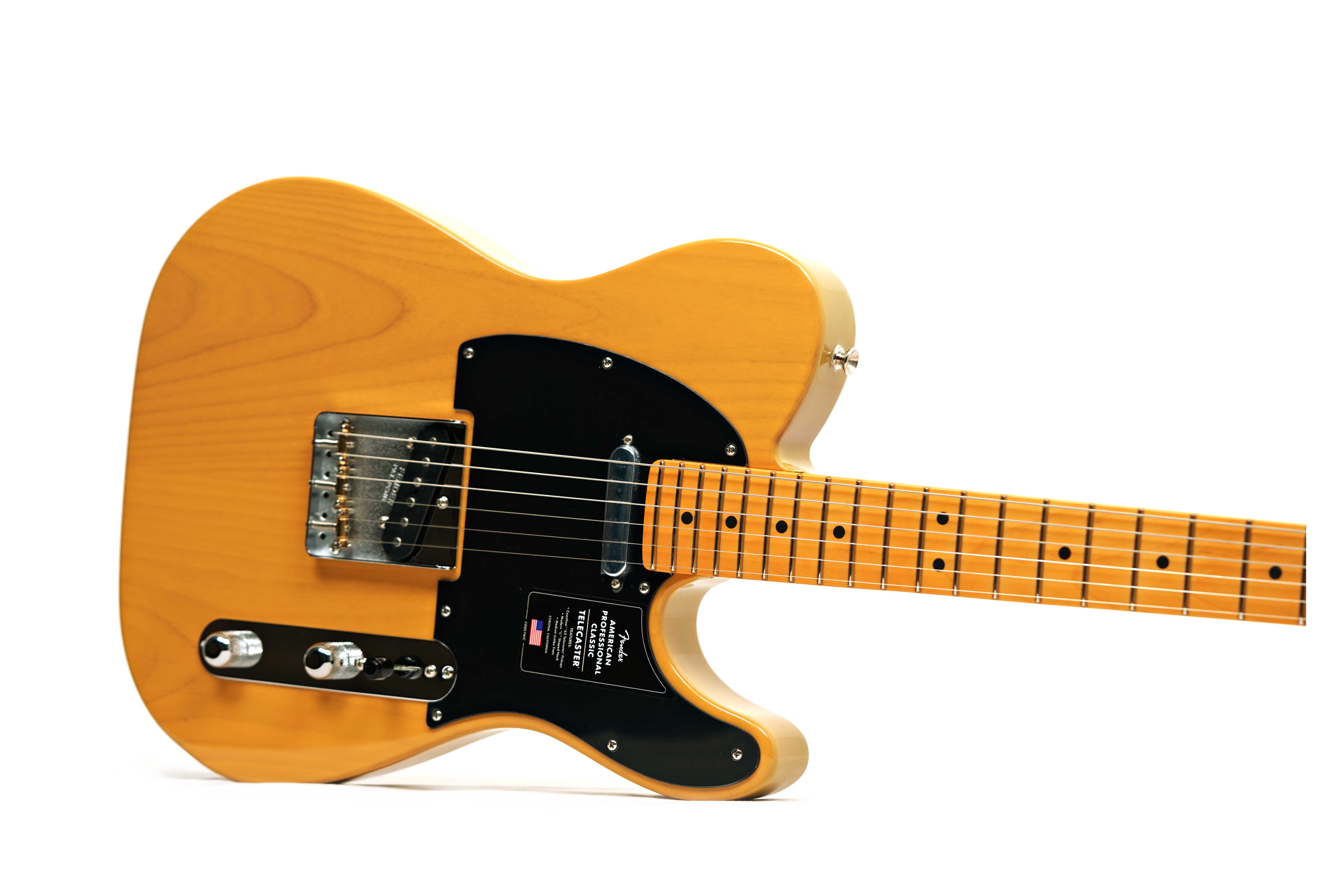 Fender American Professional Classic Telecaster Butterscotch Blonde Maple Fingerboard #US25114139
