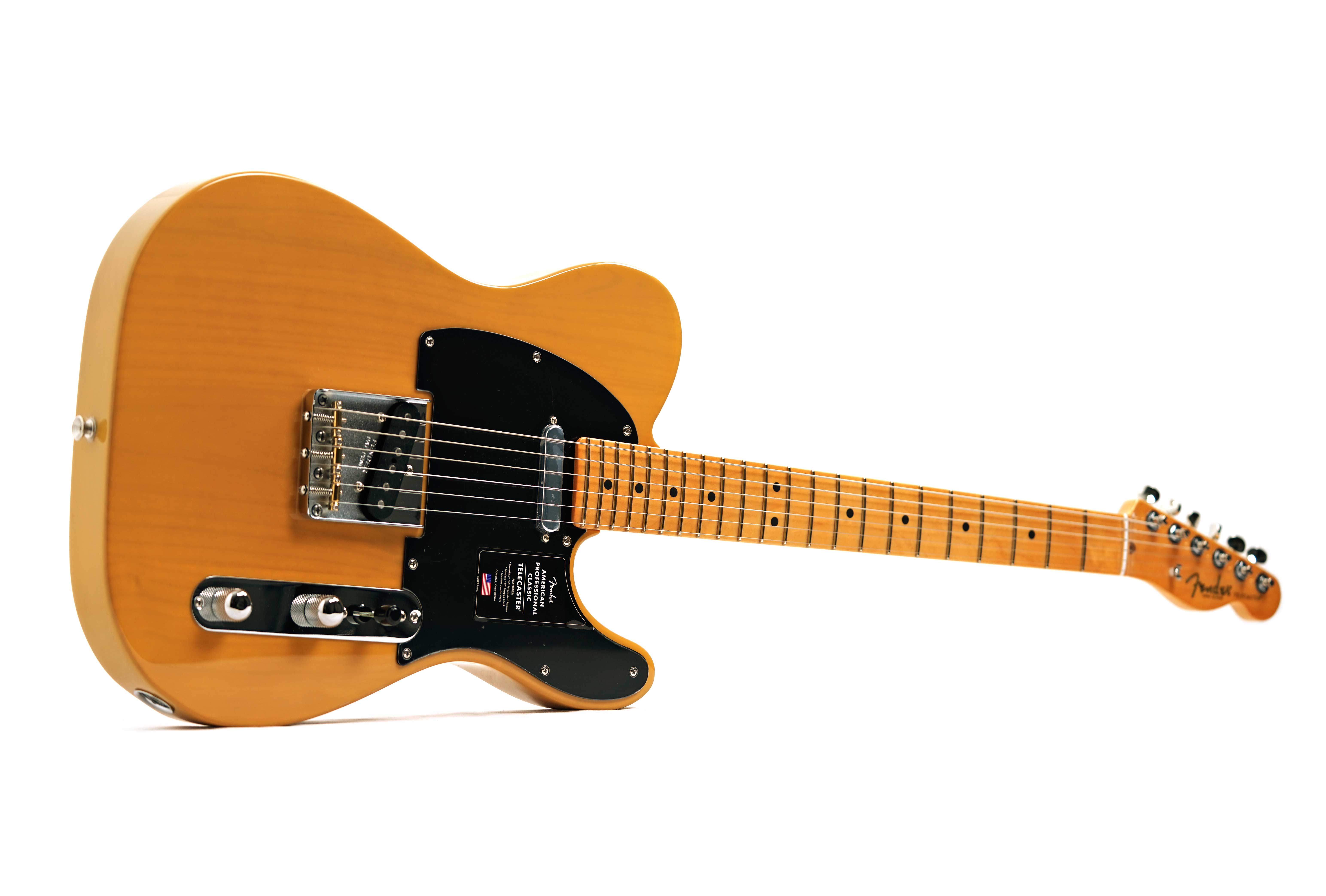 Fender American Professional Classic Telecaster Butterscotch Blonde Maple Fingerboard #US25113426