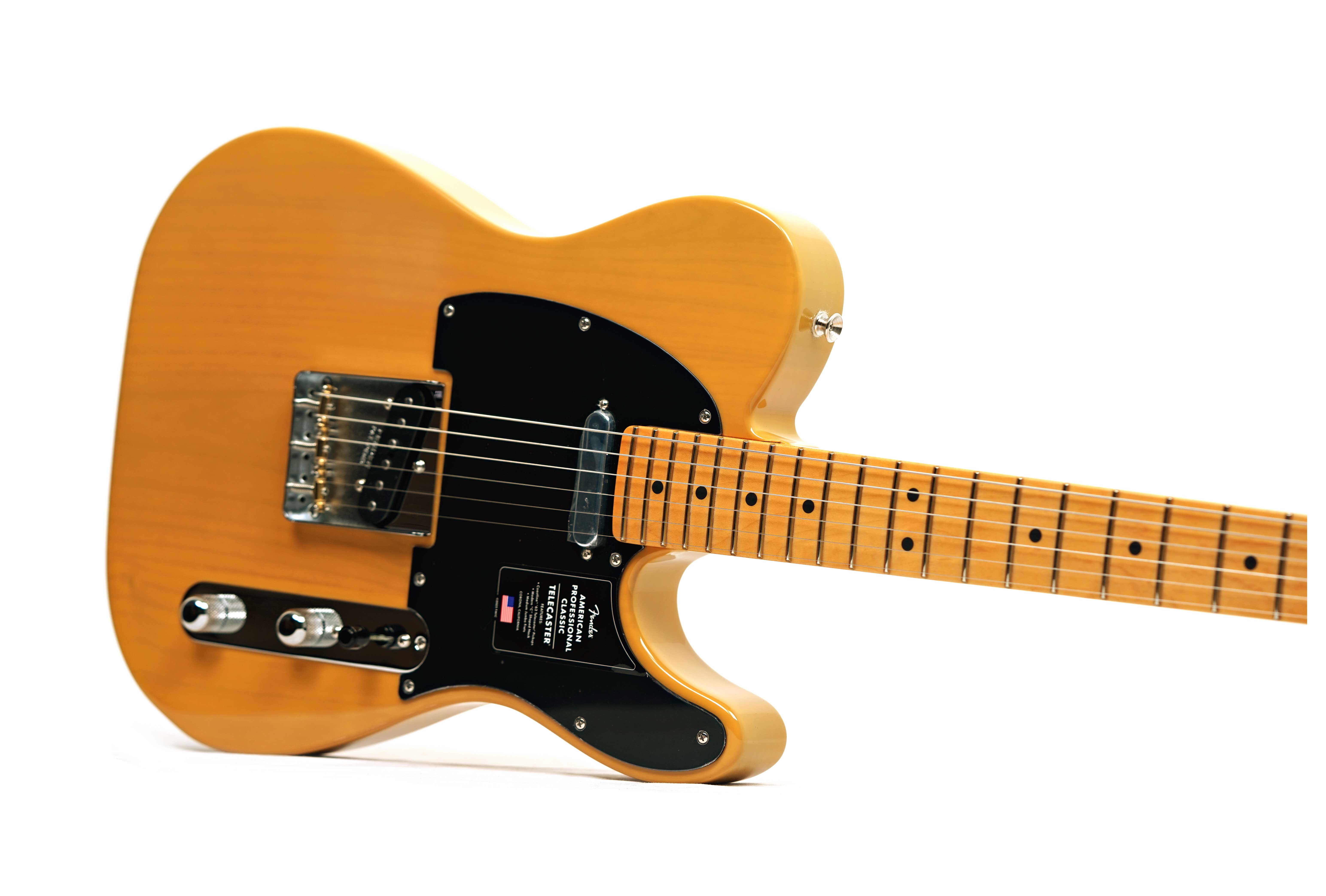 Fender American Professional Classic Telecaster Butterscotch Blonde Maple Fingerboard #US25113426