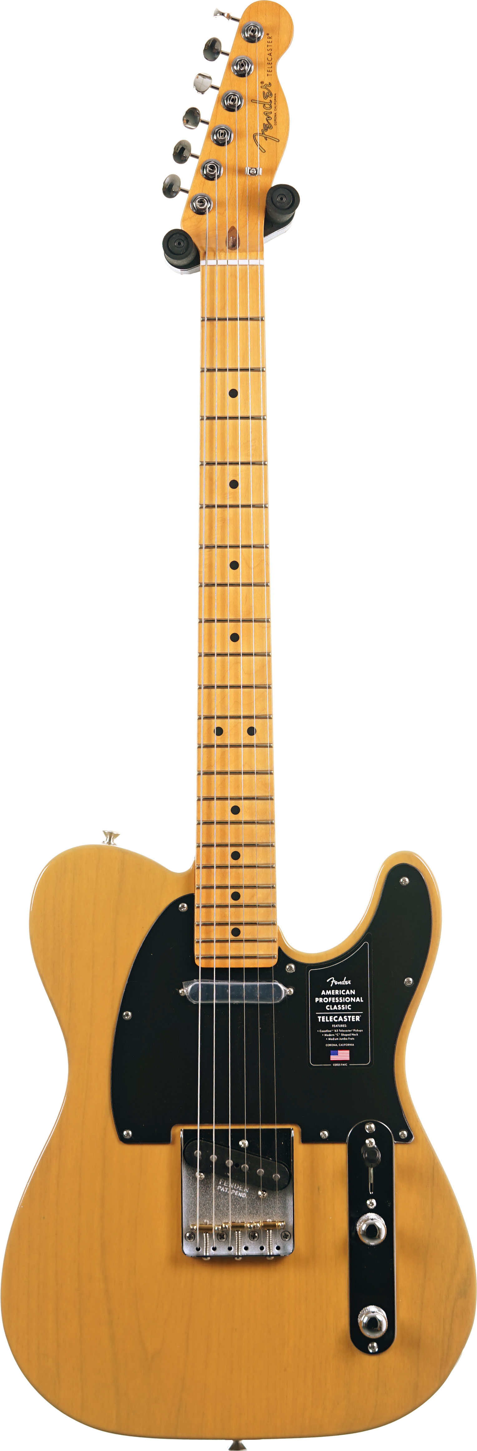 Fender American Professional Classic Telecaster Butterscotch Blonde Maple Fingerboard #US25112722