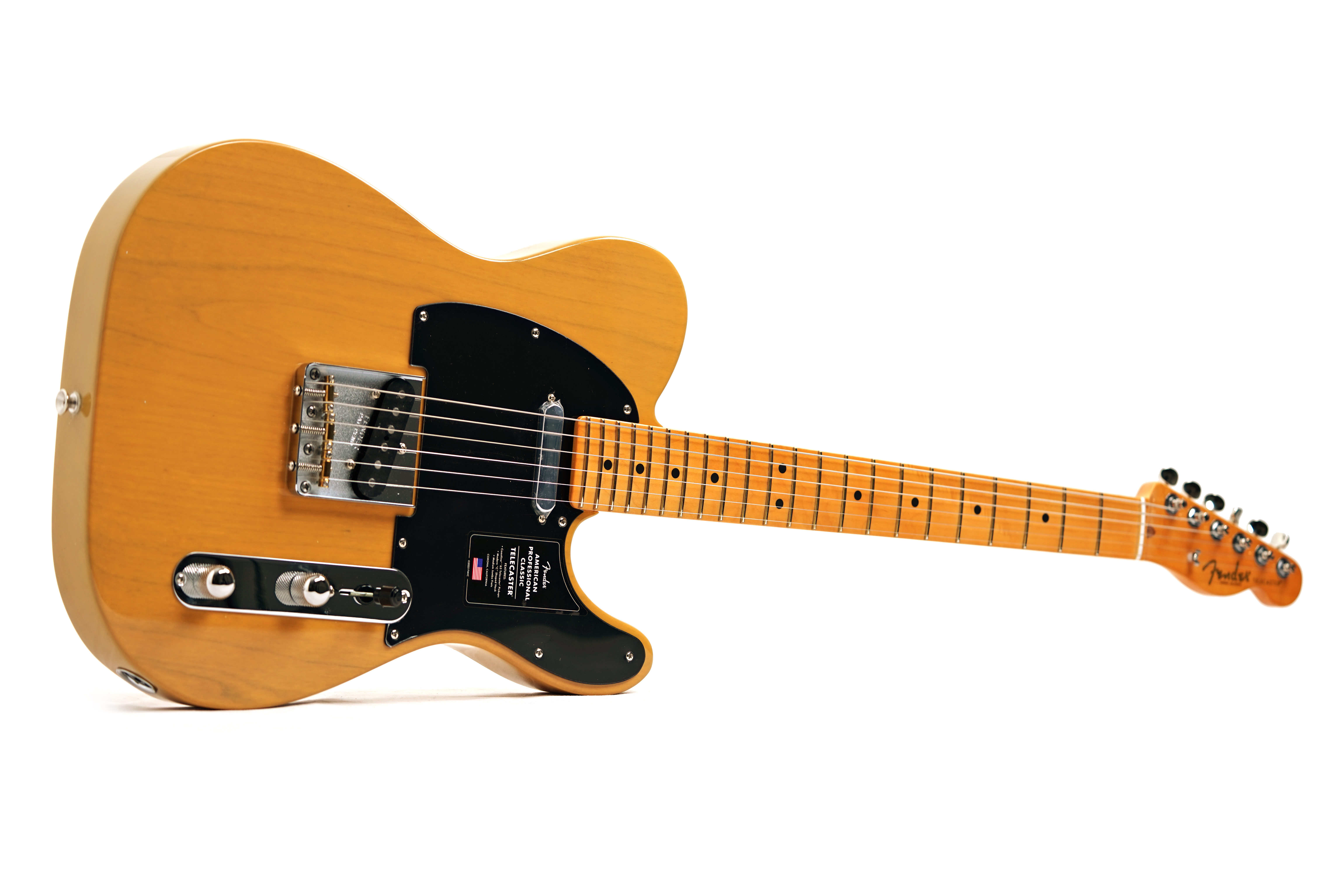 Fender American Professional Classic Telecaster Butterscotch Blonde Maple Fingerboard #US25112722