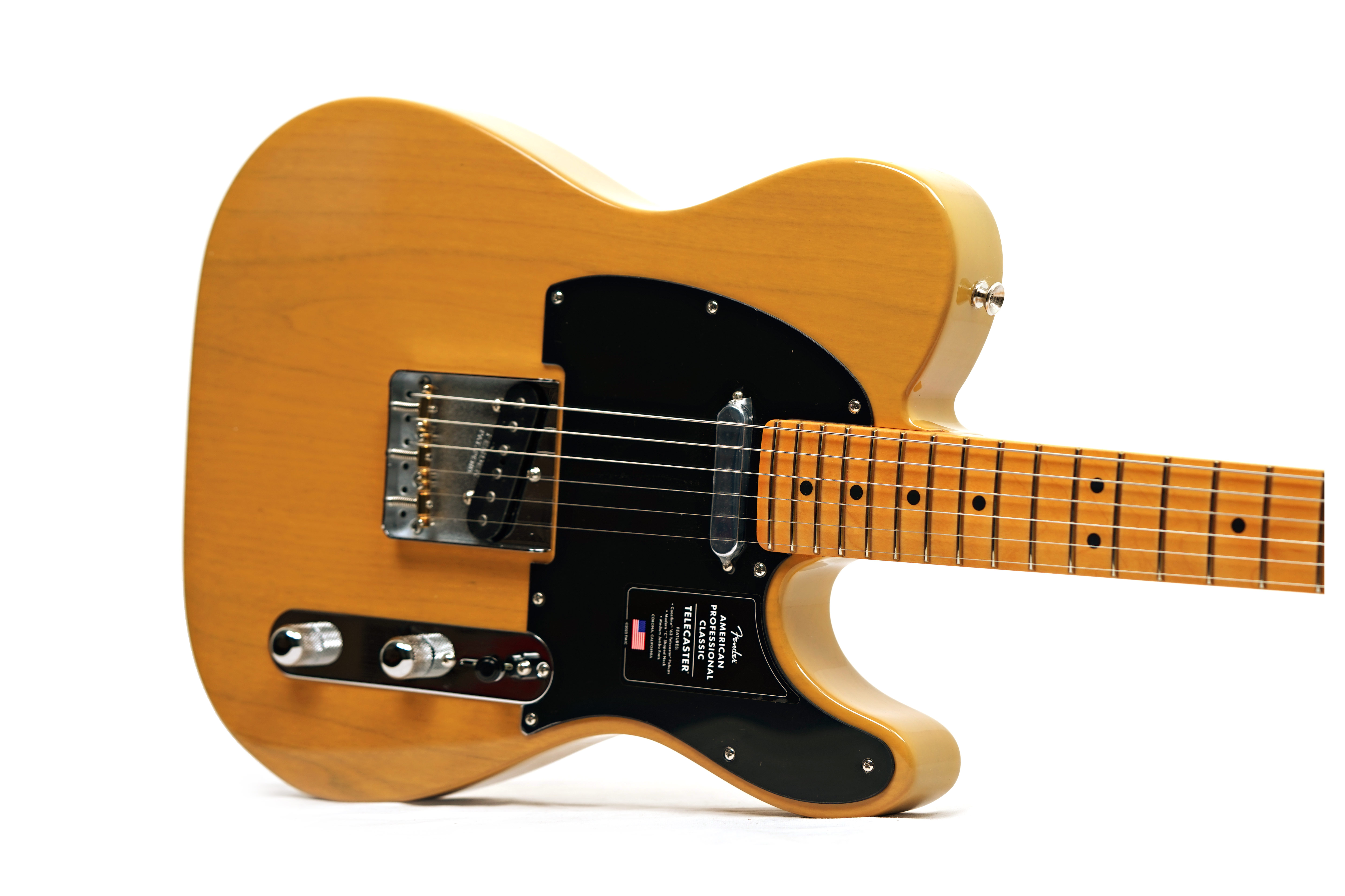 Fender American Professional Classic Telecaster Butterscotch Blonde Maple Fingerboard #US25112722