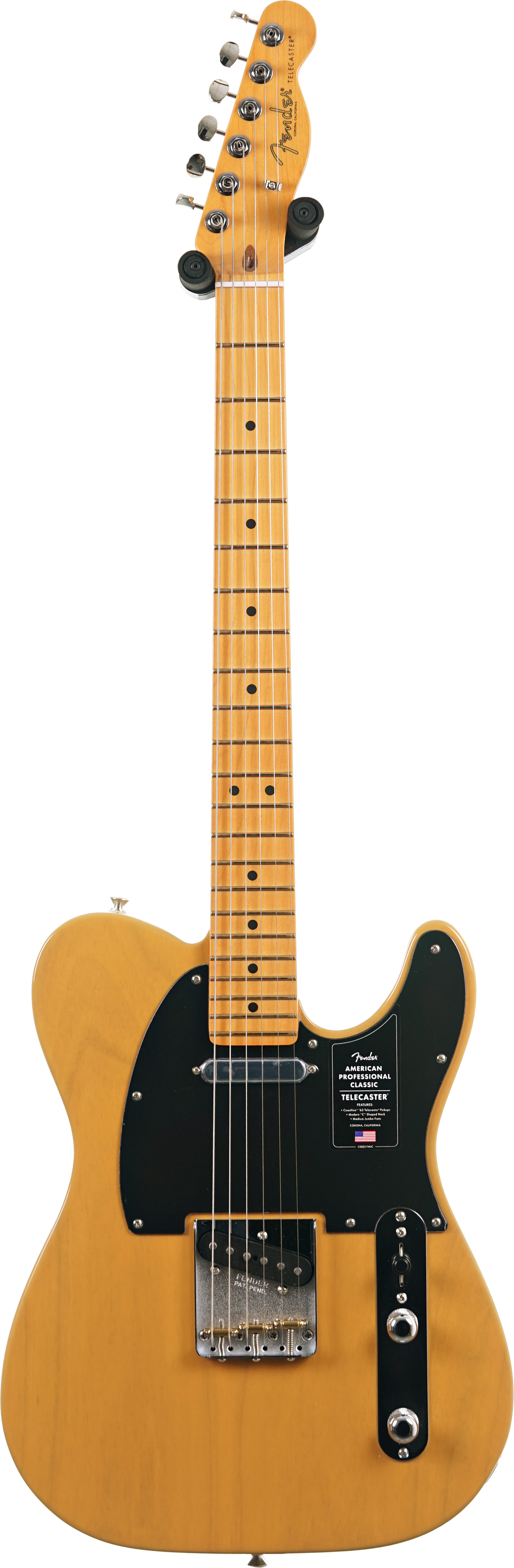 Fender American Professional Classic Telecaster Butterscotch Blonde Maple Fingerboard #US25110248