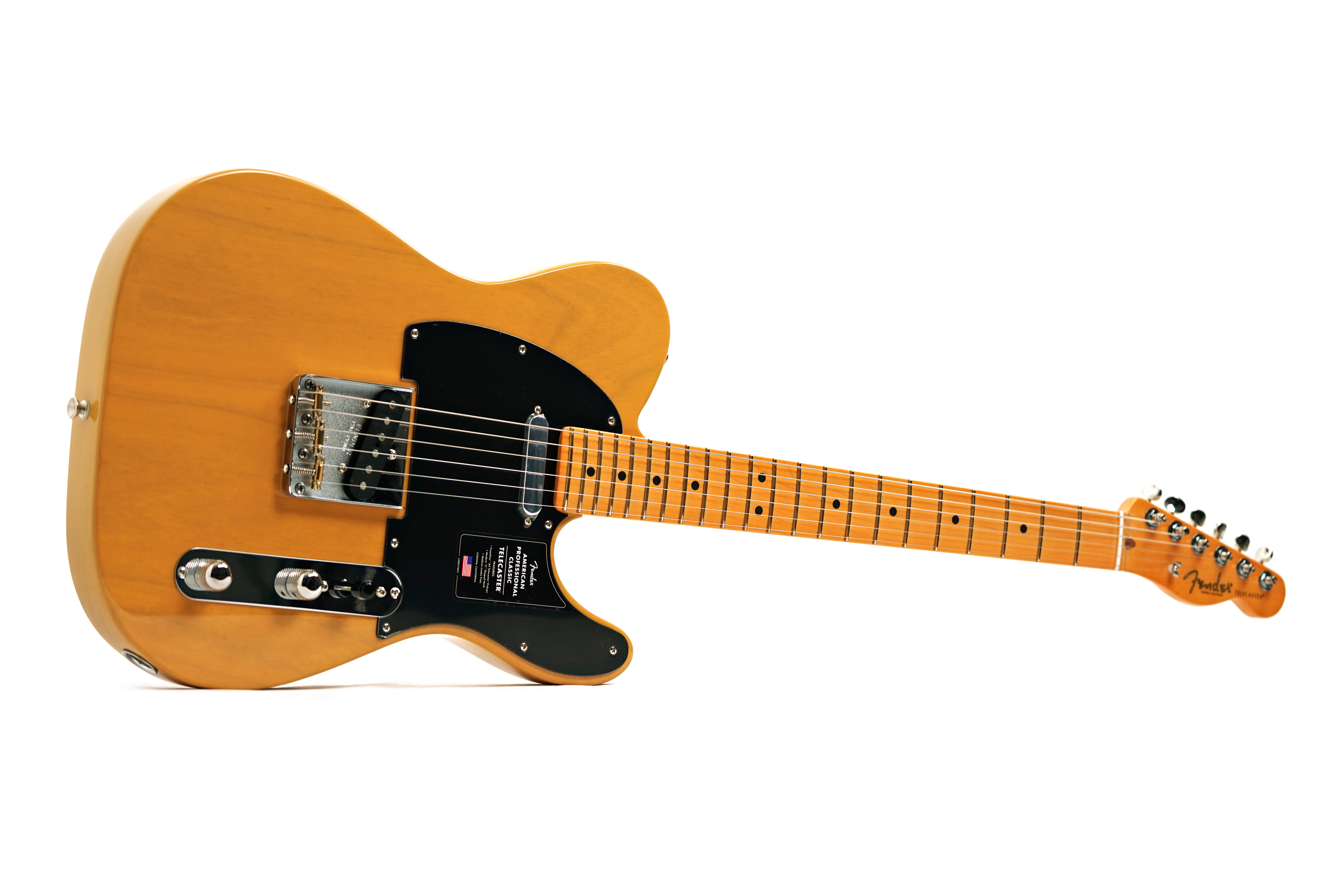 Fender American Professional Classic Telecaster Butterscotch Blonde Maple Fingerboard #US25110248