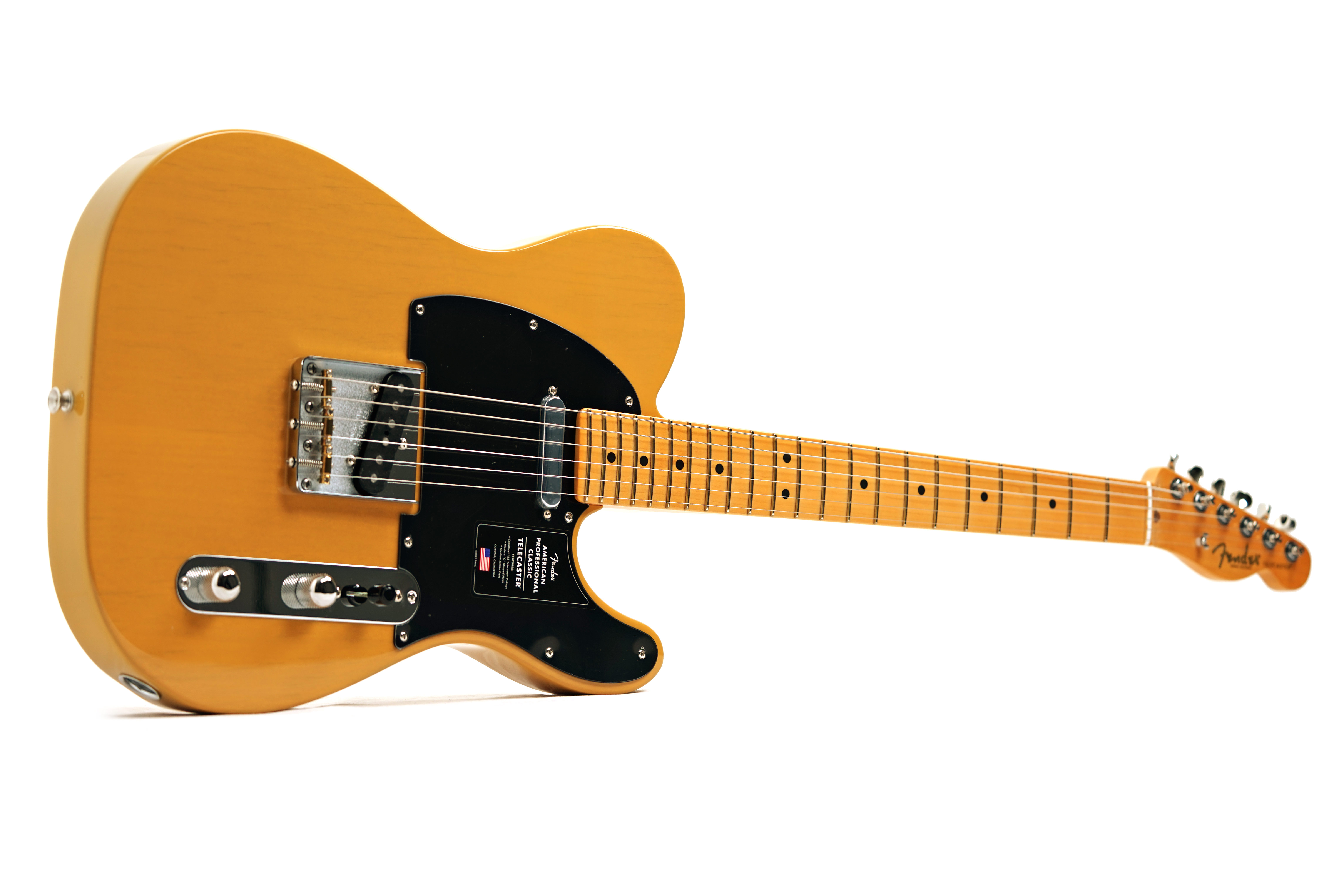 Fender American Professional Classic Telecaster Butterscotch Blonde Maple Fingerboard #US25110203