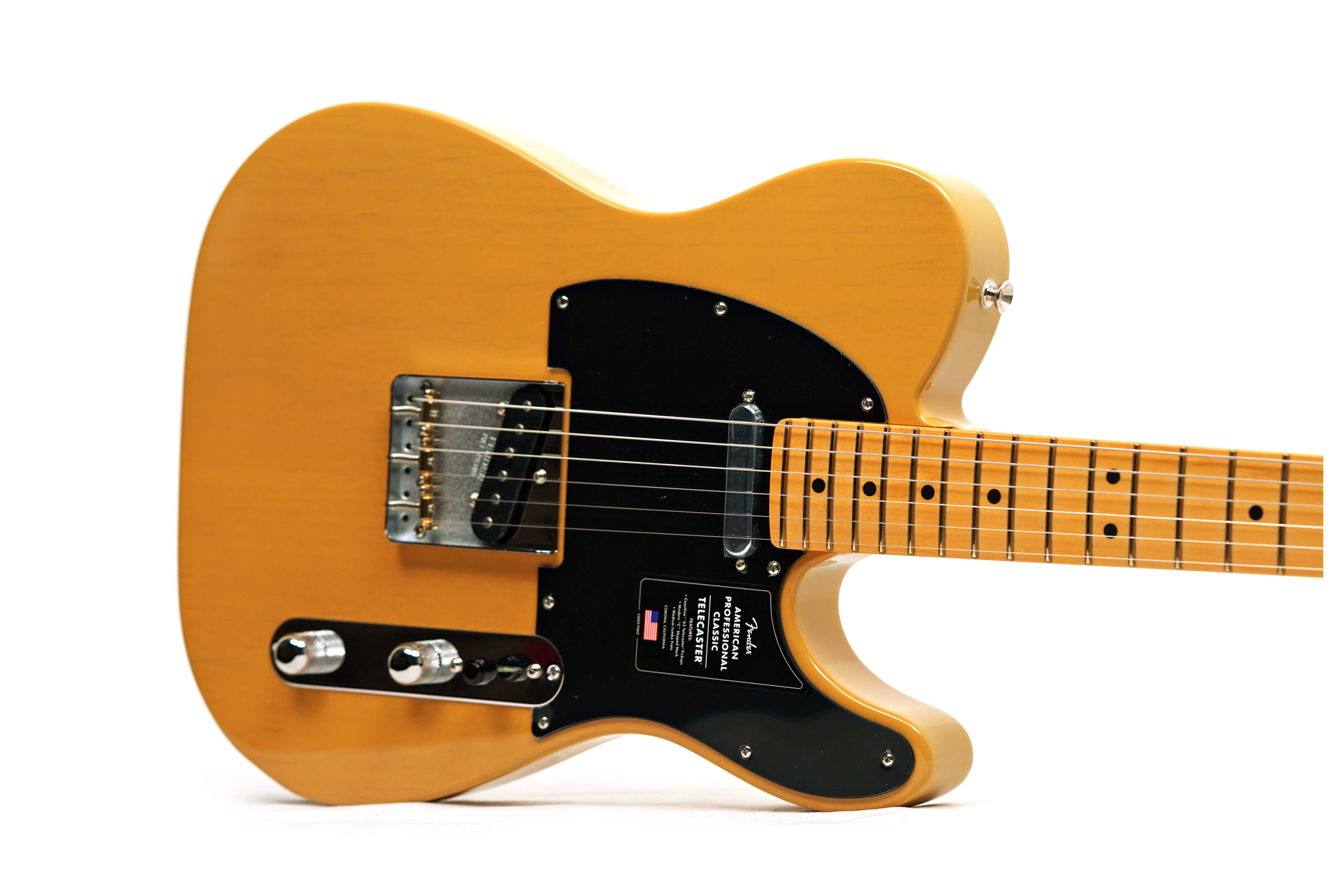 Fender American Professional Classic Telecaster Butterscotch Blonde Maple Fingerboard #US25110203