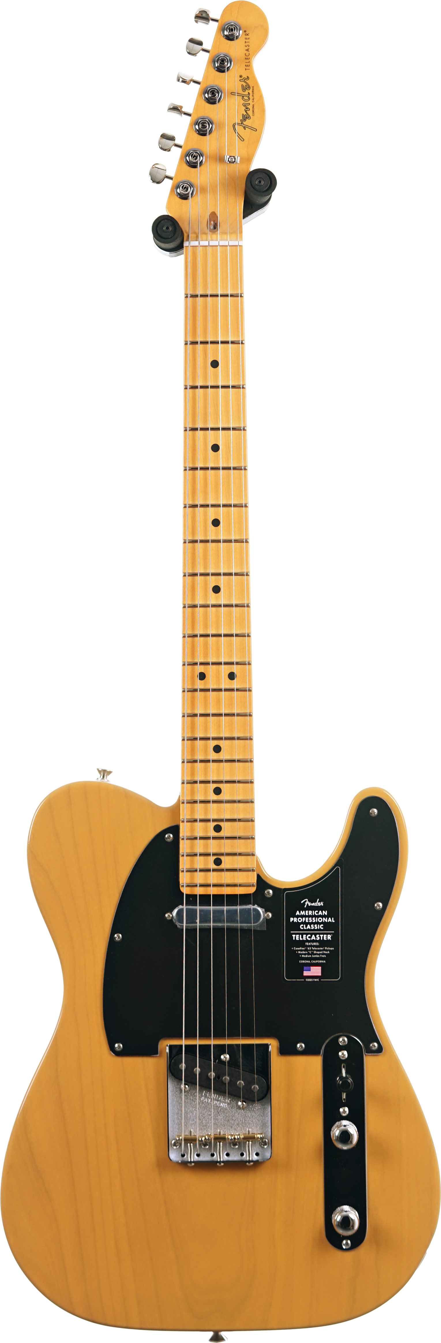 Fender American Professional Classic Telecaster Butterscotch Blonde Maple Fingerboard #US25110234