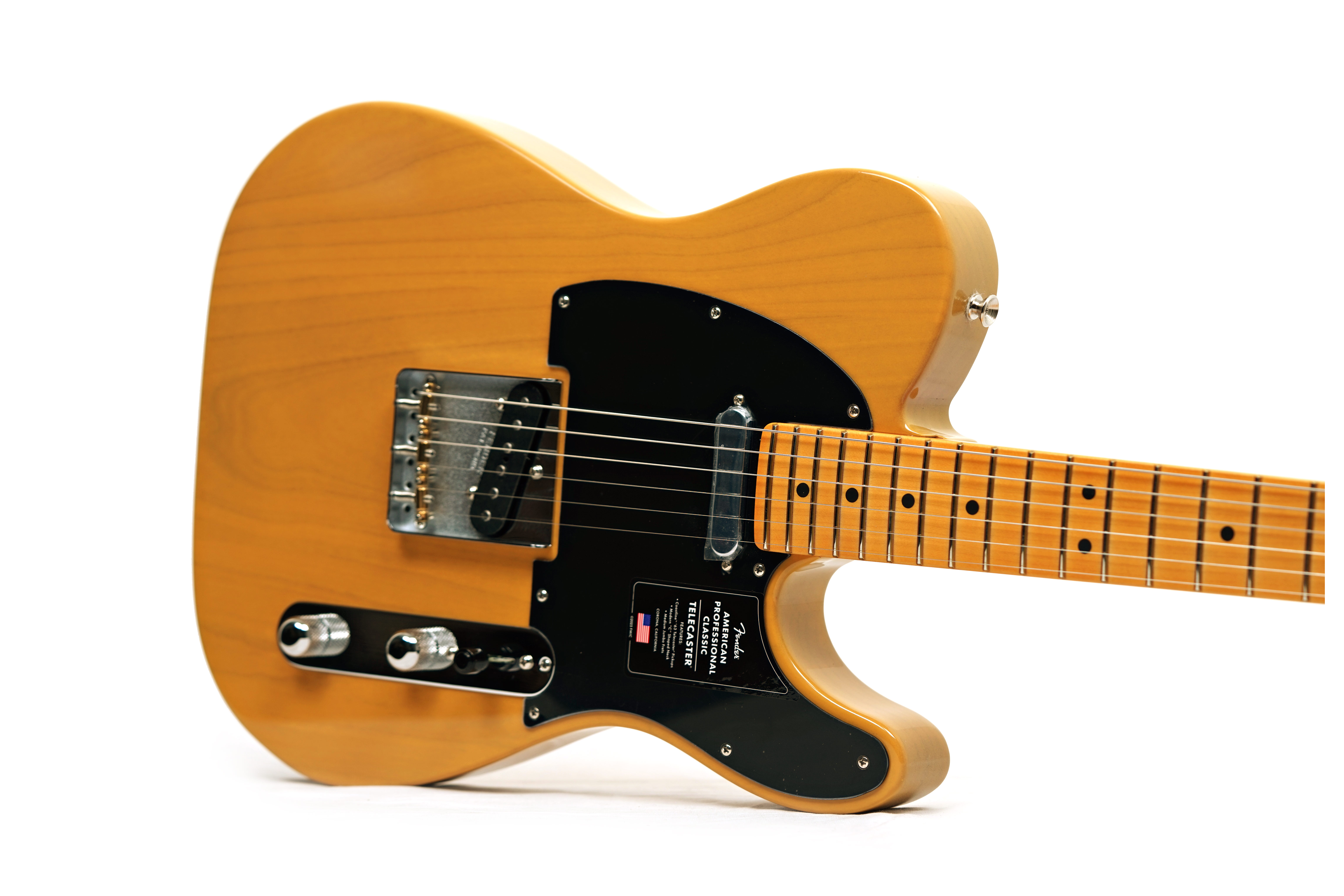 Fender American Professional Classic Telecaster Butterscotch Blonde Maple Fingerboard #US25110234