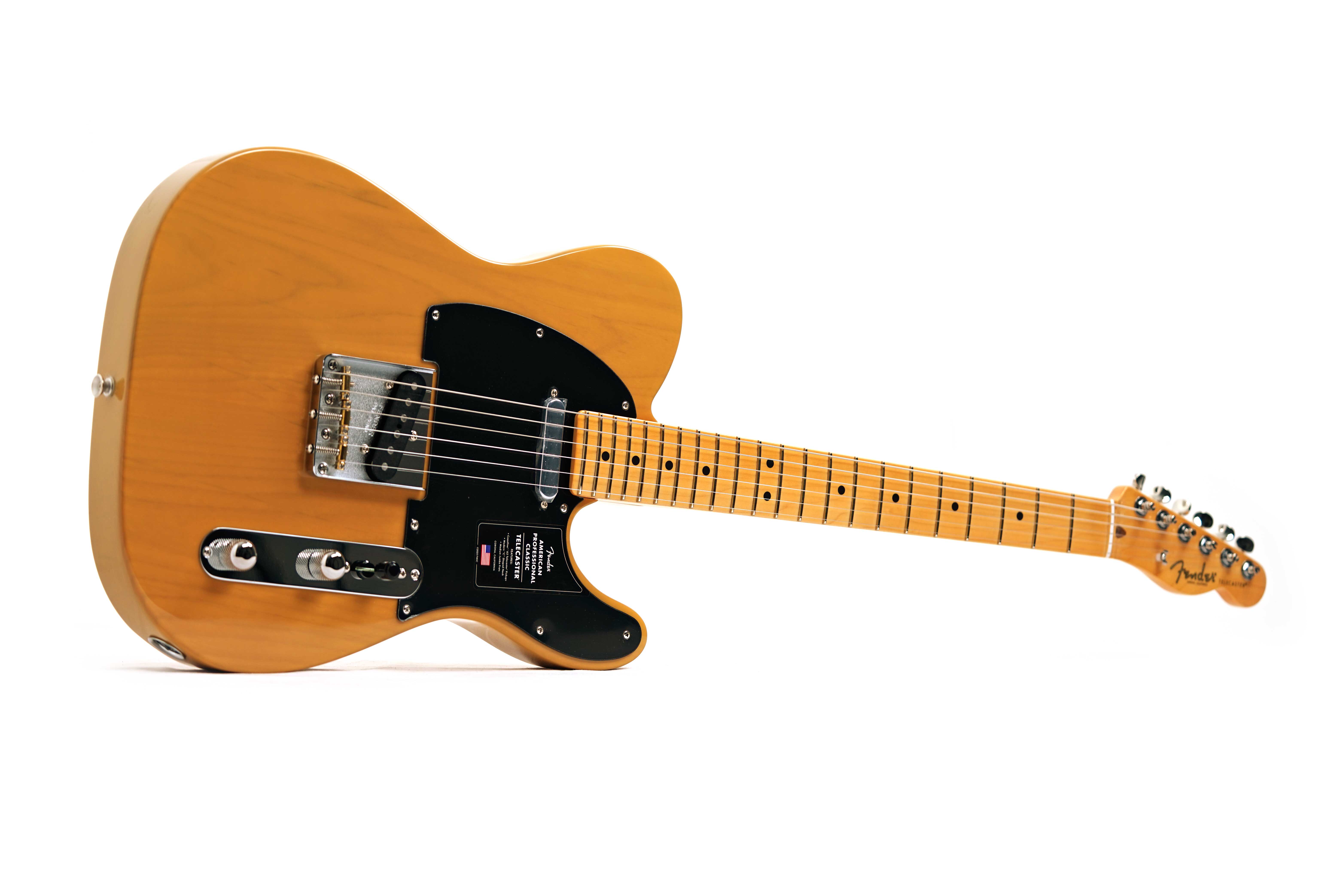 Fender American Professional Classic Telecaster Butterscotch Blonde Maple Fingerboard #US25085322