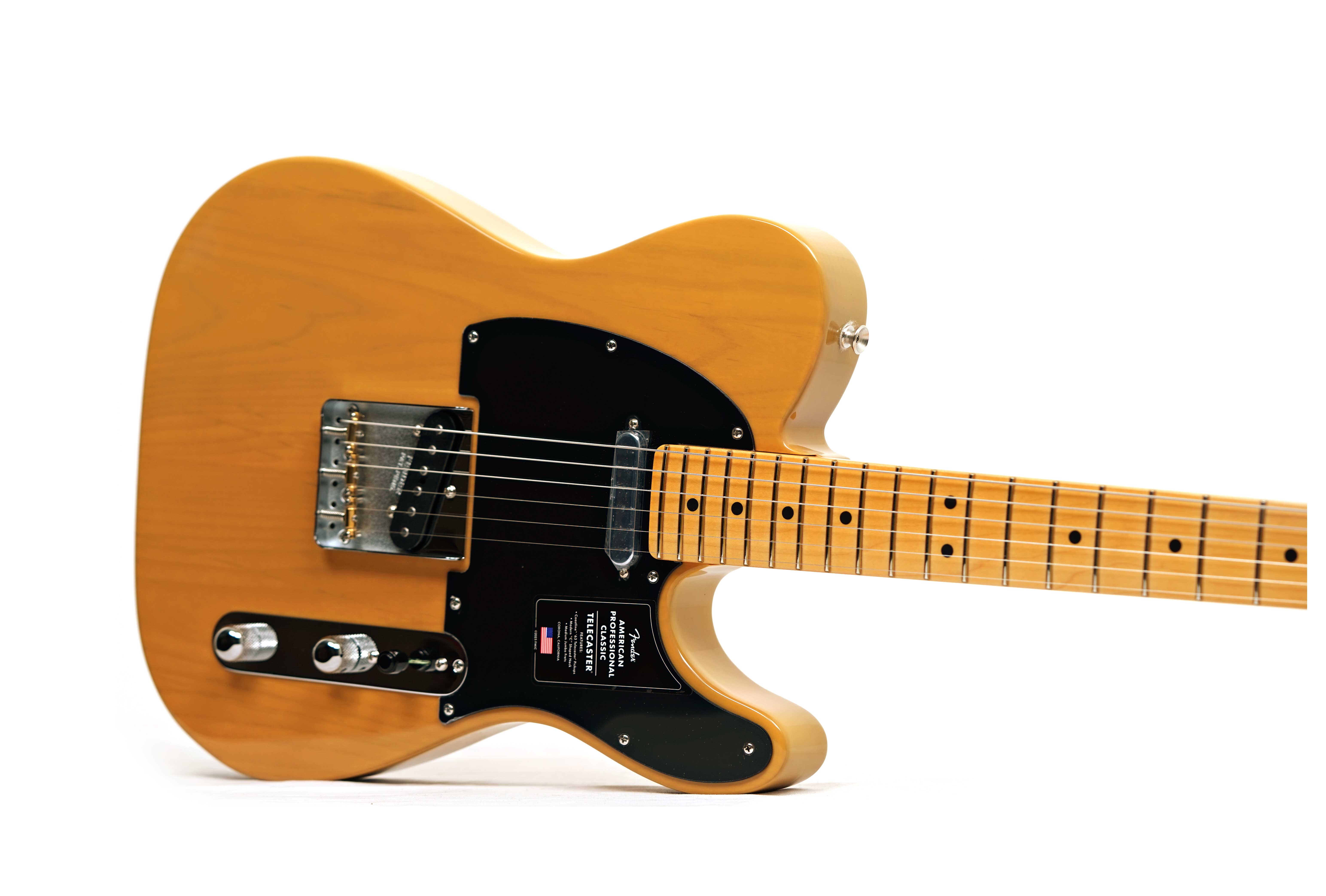 Fender American Professional Classic Telecaster Butterscotch Blonde Maple Fingerboard #US25085322