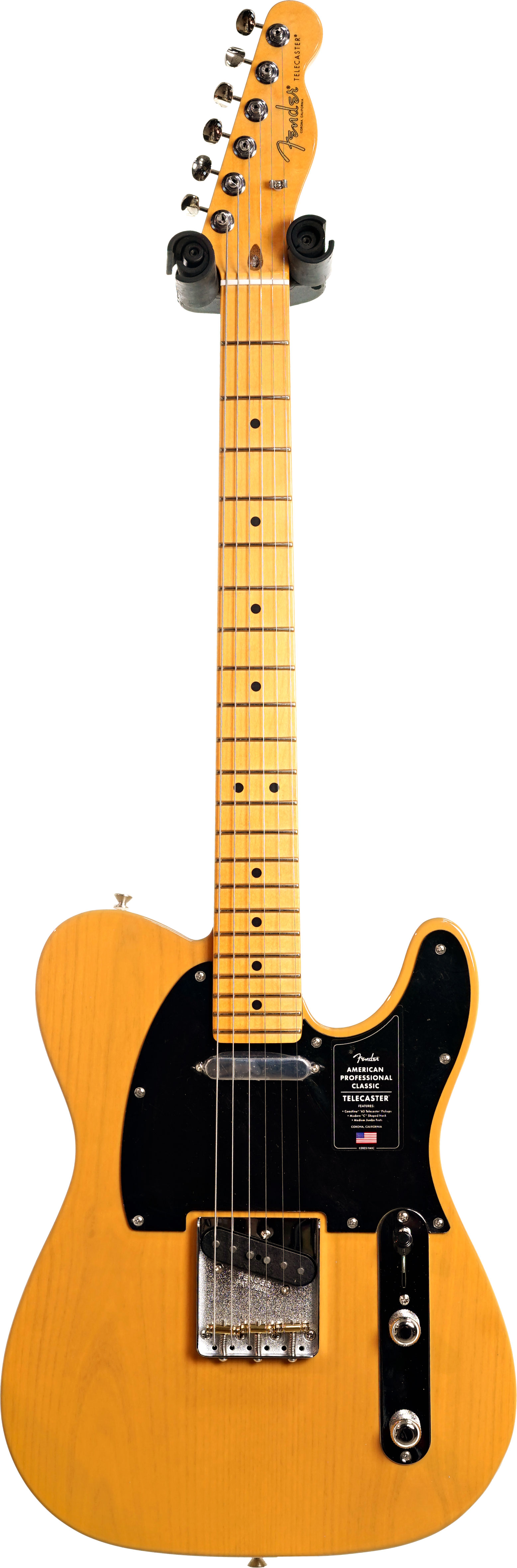 Fender American Professional Classic Telecaster Butterscotch Blonde Maple Fingerboard (Nearly New) #US26026652