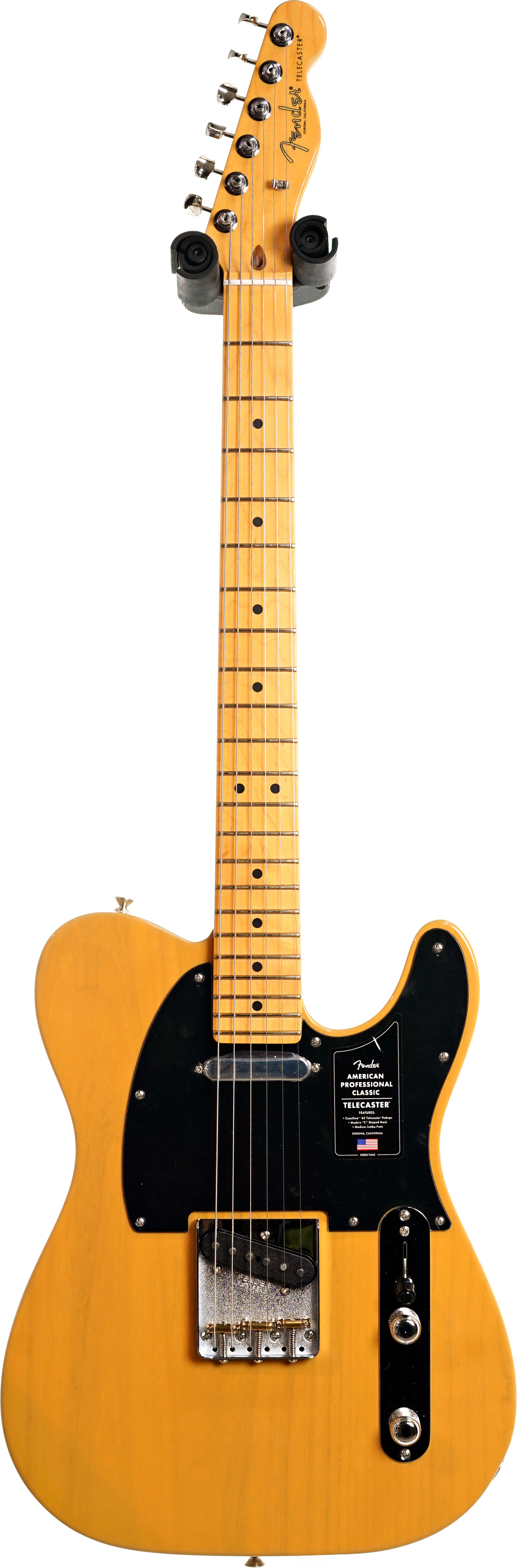Fender American Professional Classic Telecaster Butterscotch Blonde Maple Fingerboard (Nearly New) #US25086269