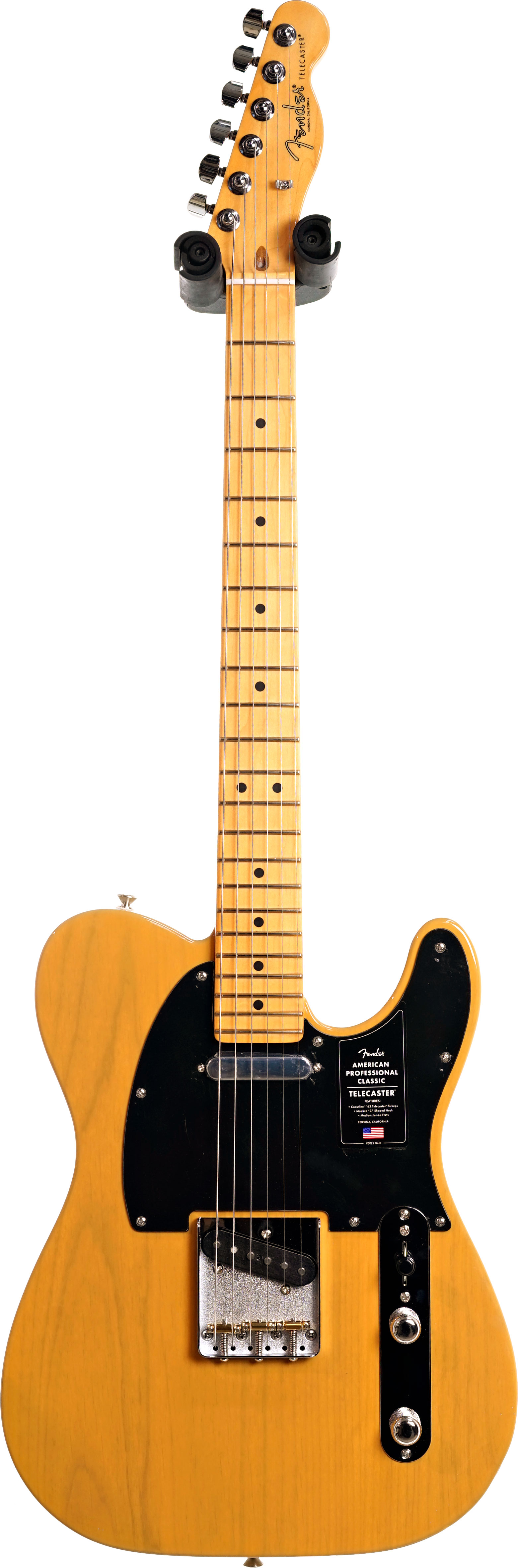 Fender American Professional Classic Telecaster Butterscotch Blonde Maple Fingerboard (Nearly New) #US25095745