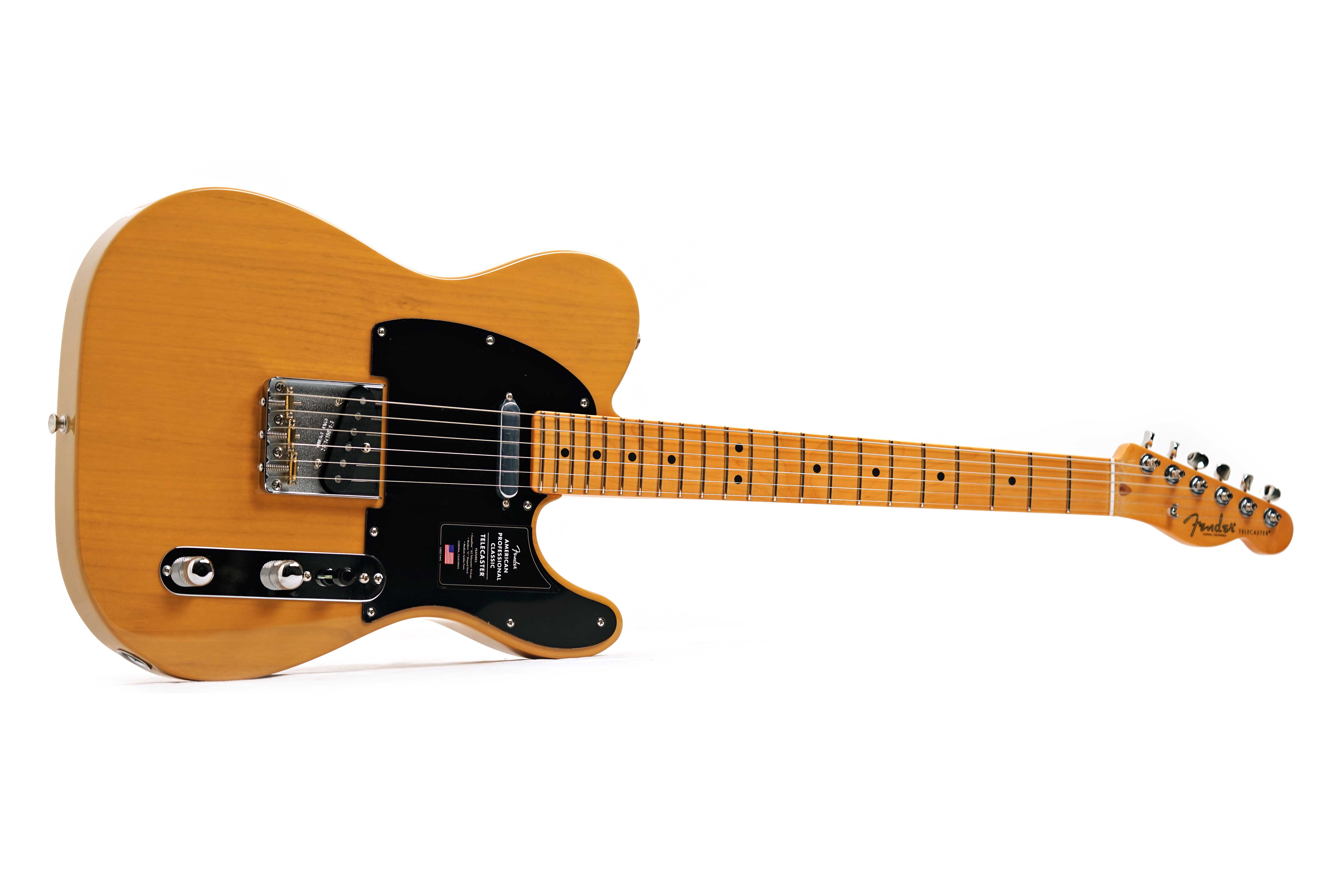 Fender American Professional Classic Telecaster Butterscotch Blonde Maple Fingerboard (Nearly New) #US25108789