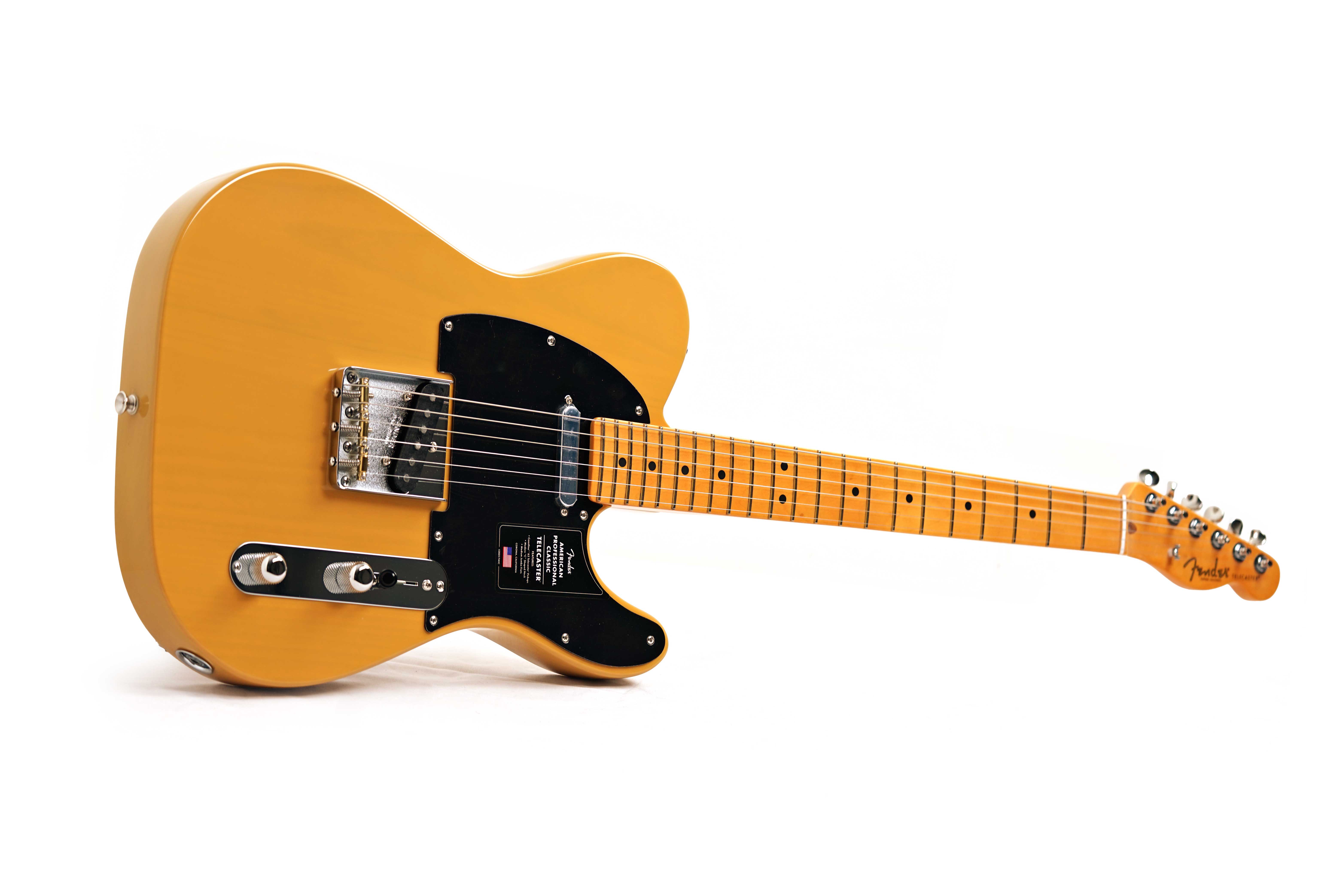 Fender American Professional Classic Telecaster Butterscotch Blonde Maple Fingerboard (Nearly New) #US25082012