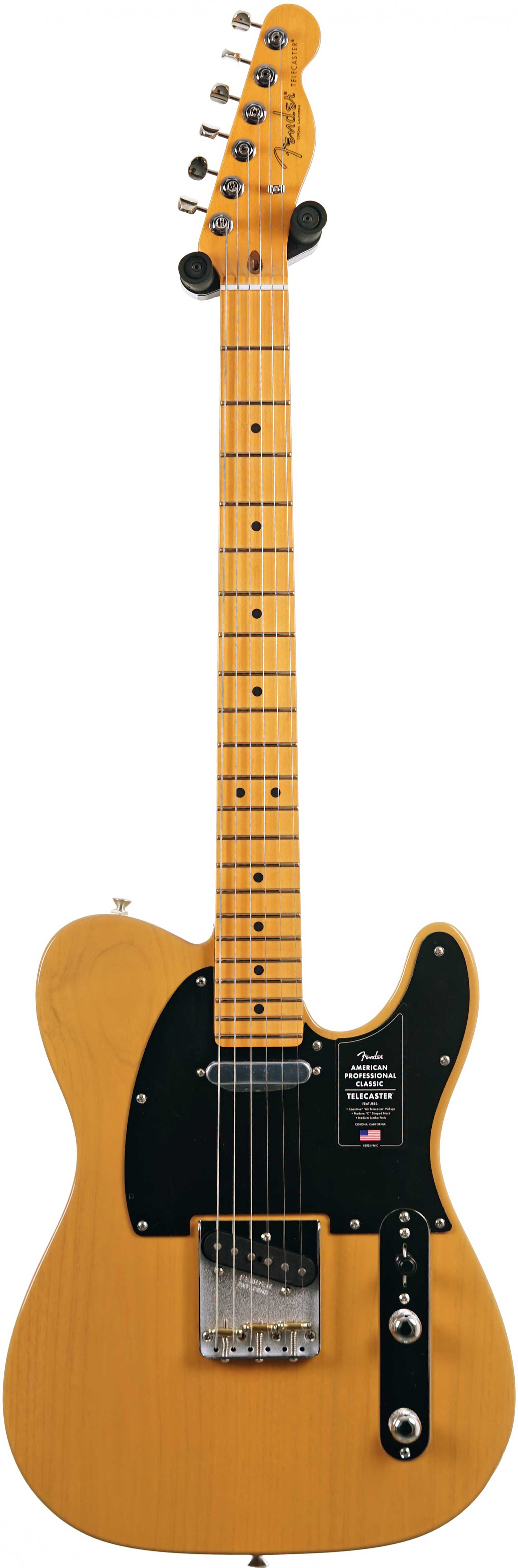 Fender American Professional Classic Telecaster Butterscotch Blonde Maple Fingerboard #US26028131