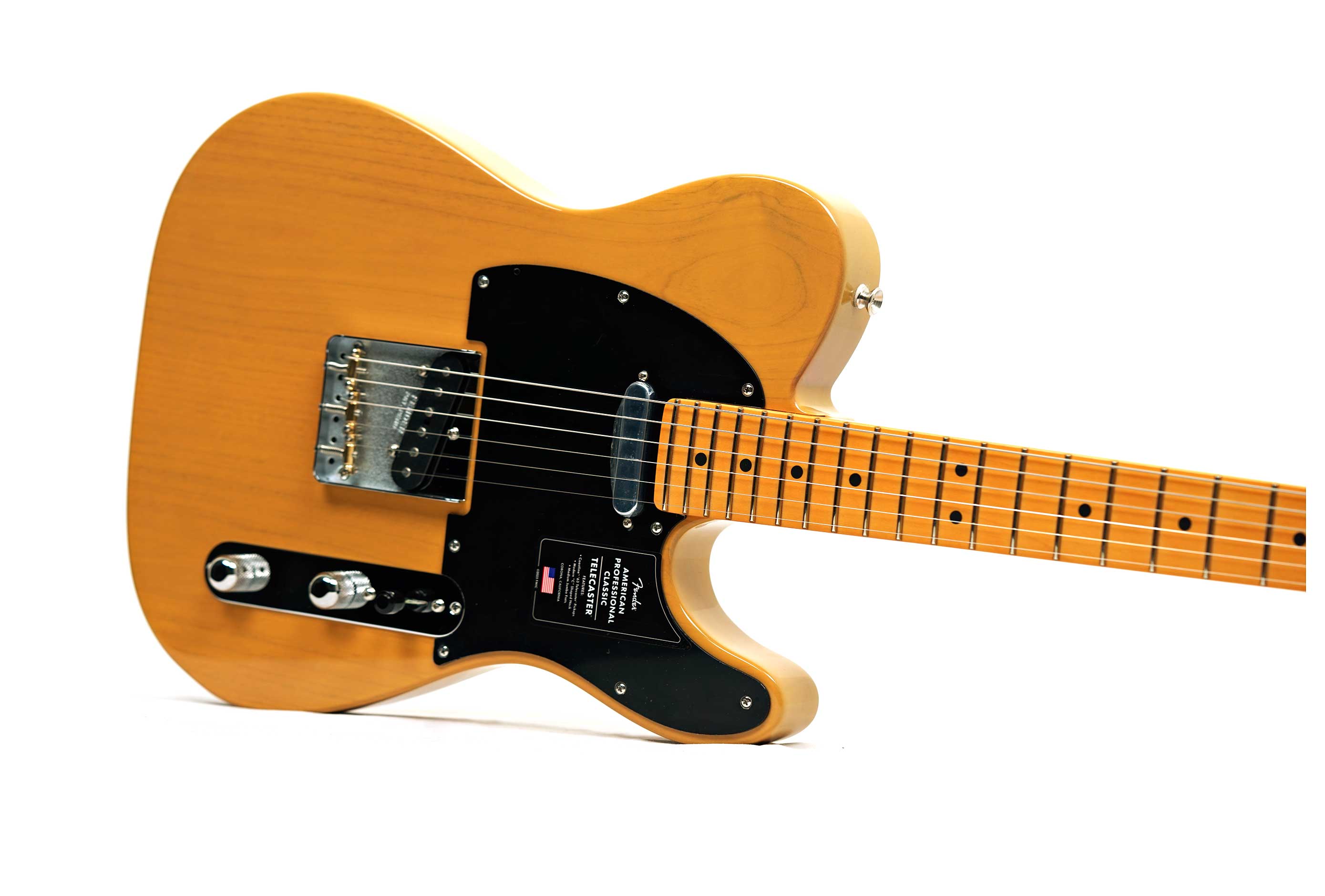 Fender American Professional Classic Telecaster Butterscotch Blonde Maple Fingerboard #US26028131