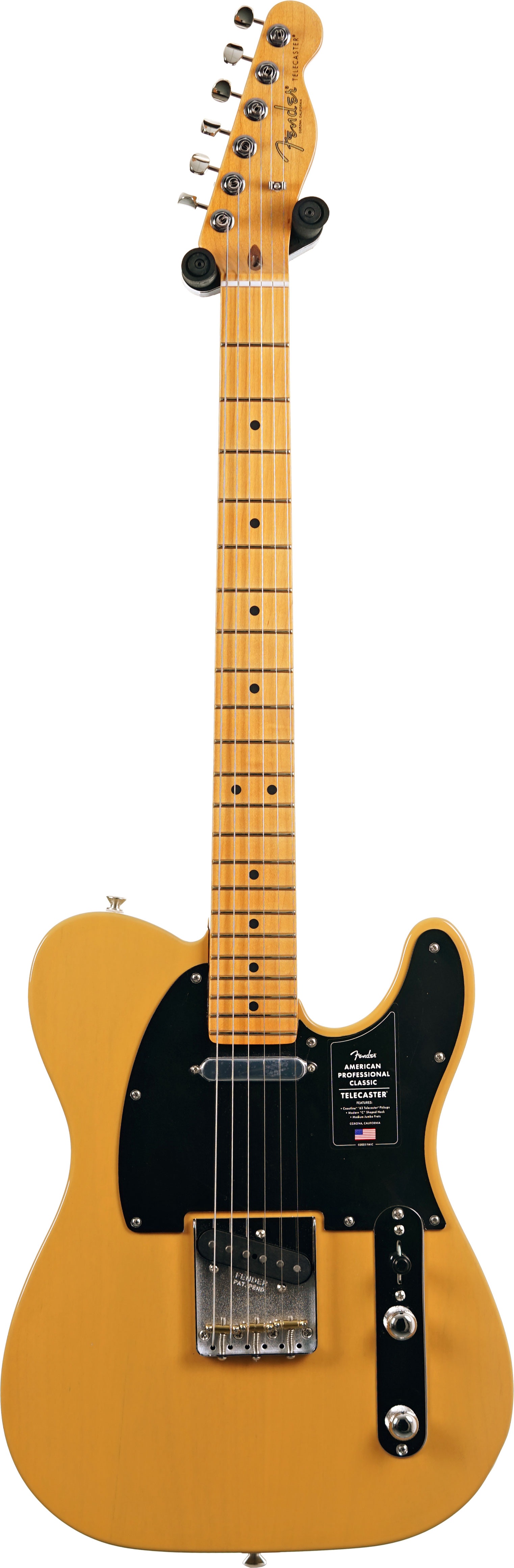 Fender American Professional Classic Telecaster Butterscotch Blonde Maple Fingerboard #US26021682