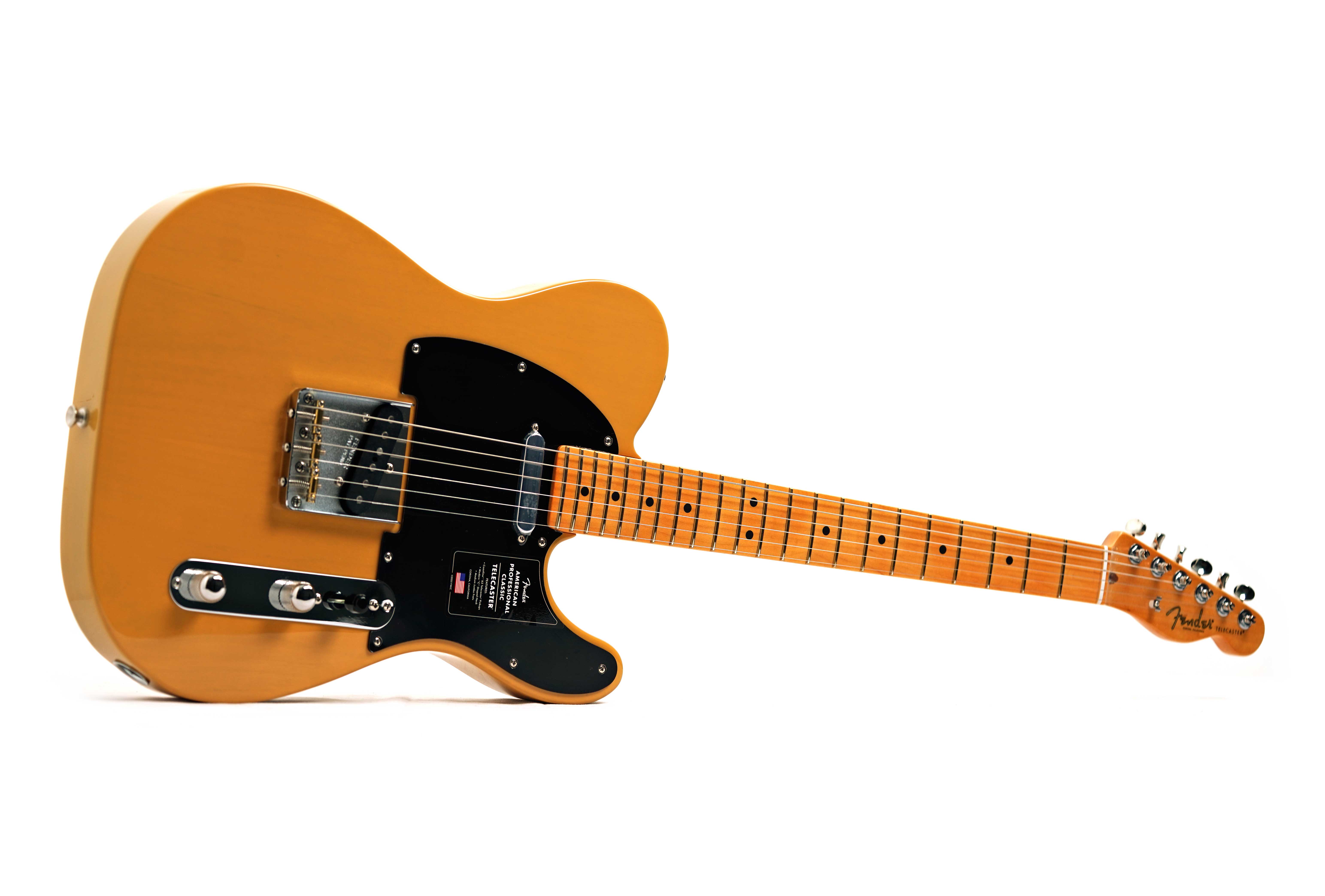 Fender American Professional Classic Telecaster Butterscotch Blonde Maple Fingerboard #US26021682