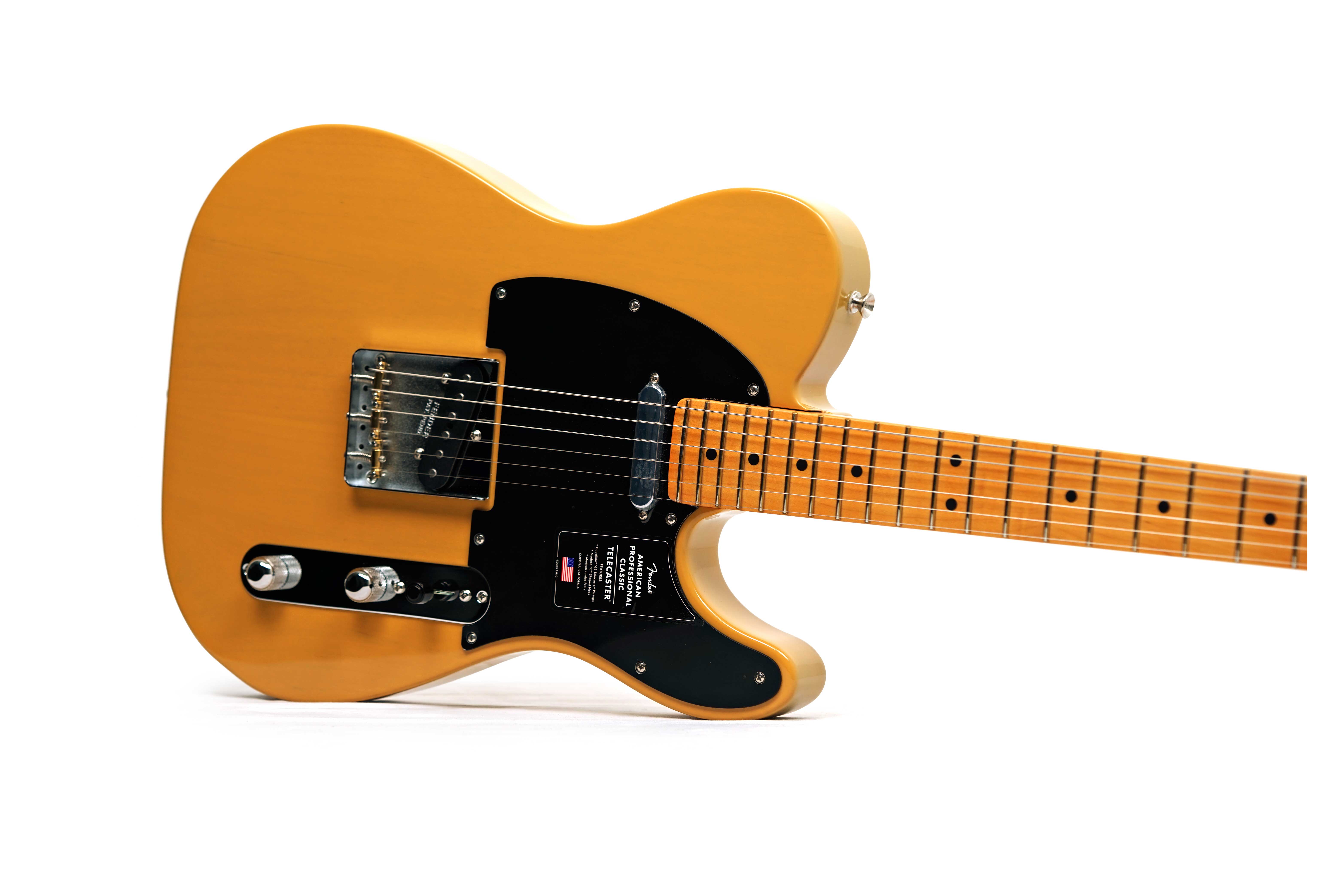 Fender American Professional Classic Telecaster Butterscotch Blonde Maple Fingerboard #US26021682