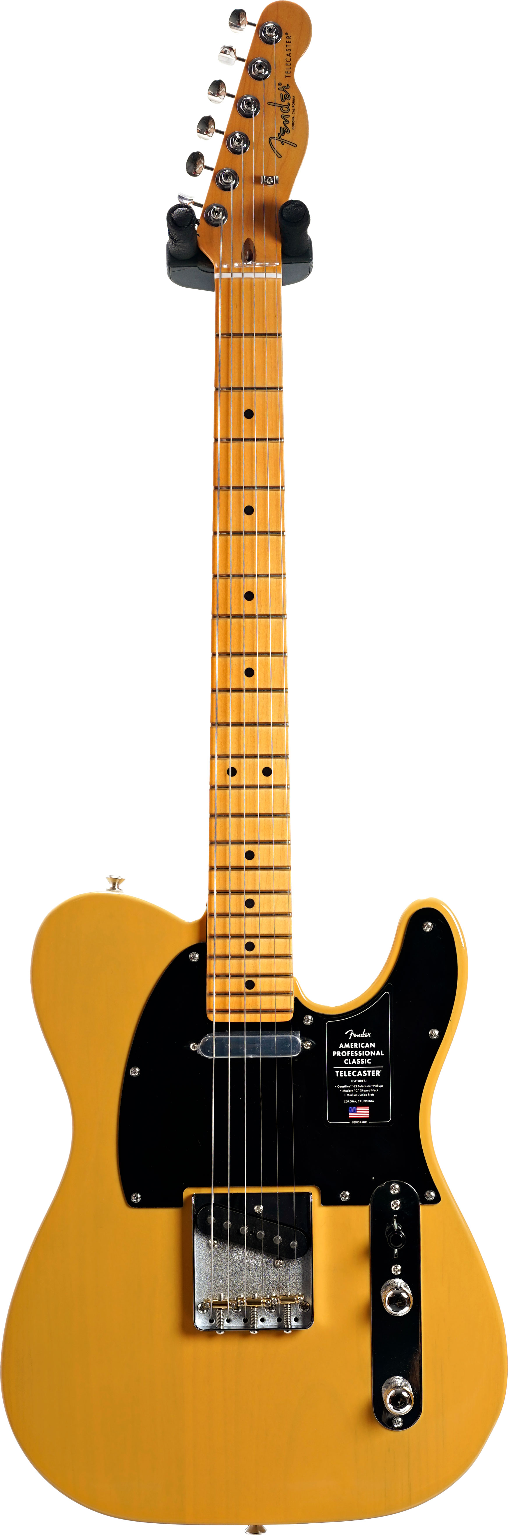 Fender American Professional Classic Telecaster Butterscotch Blonde Maple Fingerboard #US26021880