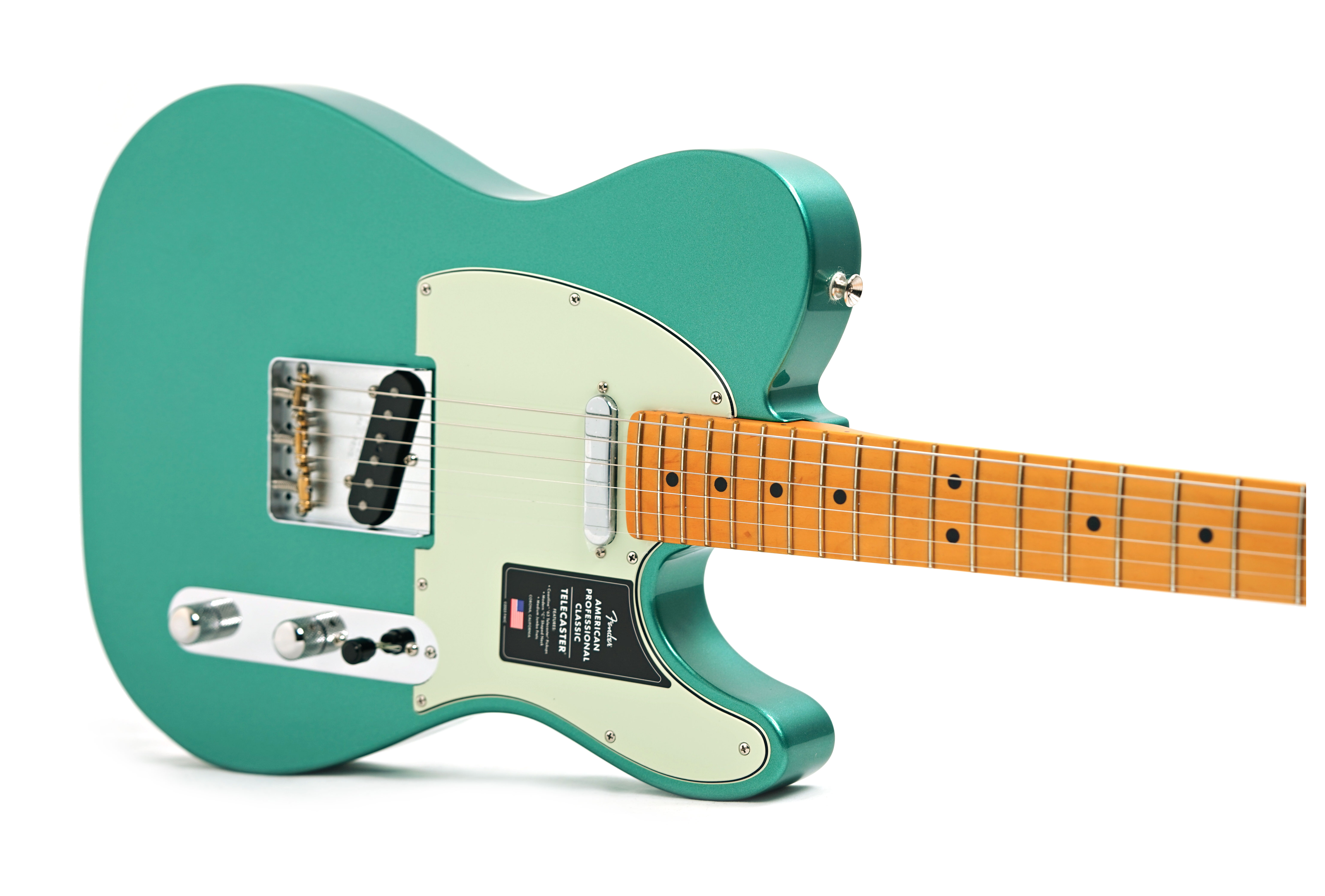 Fender American Professional Classic Telecaster Faded Sherwood Green Maple Fingerboard #US25070317