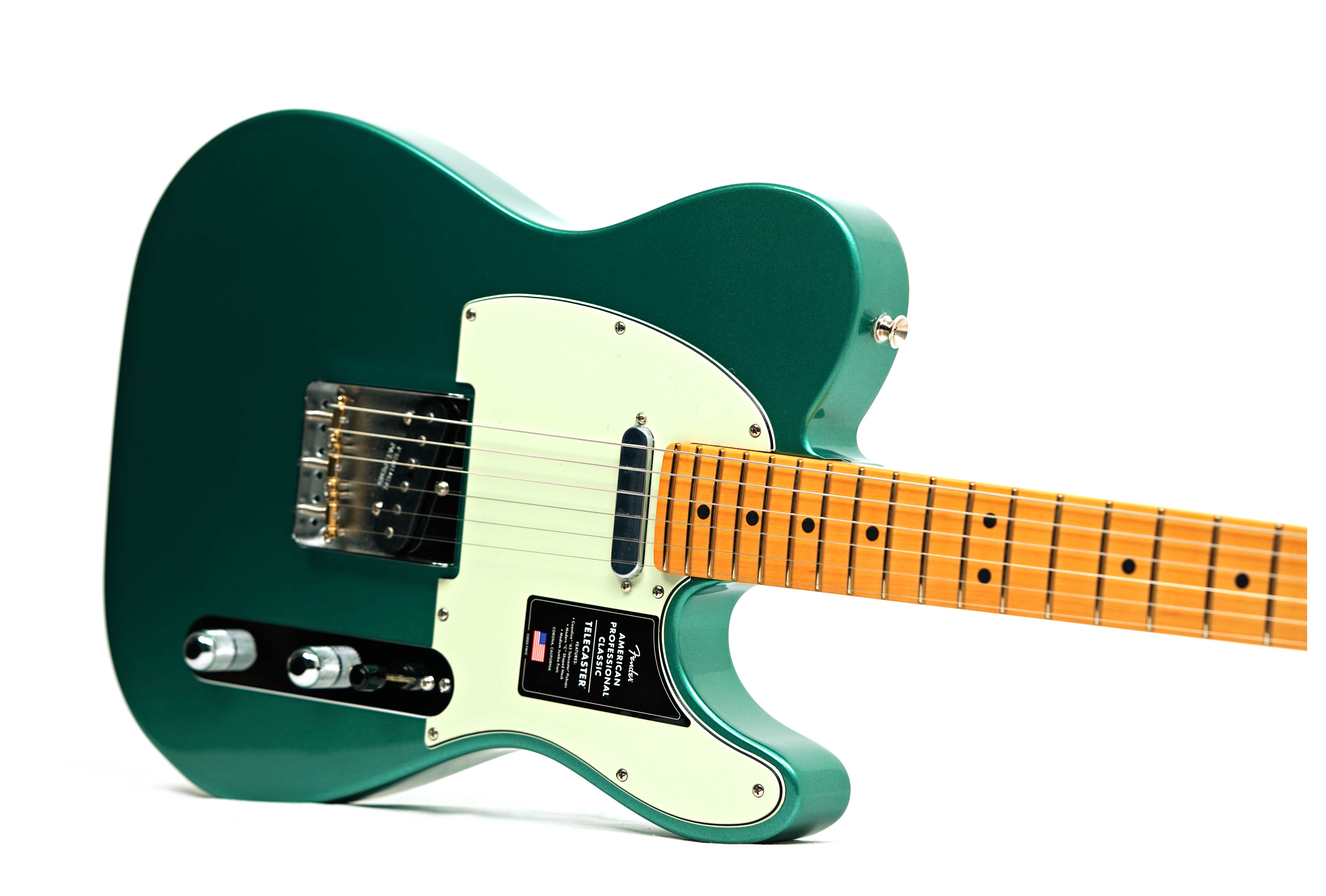 Fender American Professional Classic Telecaster Faded Sherwood Green Maple Fingerboard #US25056123