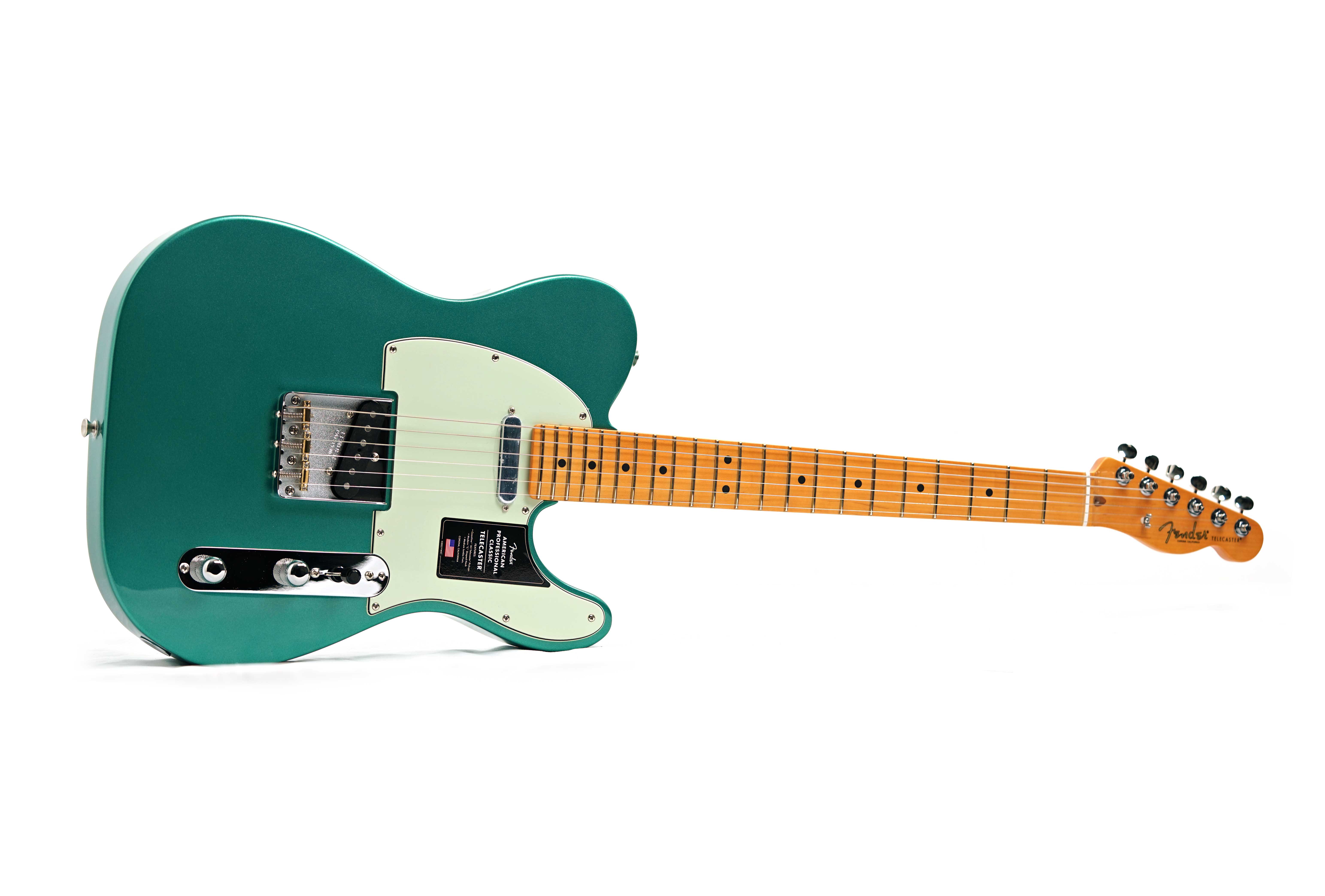 Fender American Professional Classic Telecaster Faded Sherwood Green Maple Fingerboard #US25098887