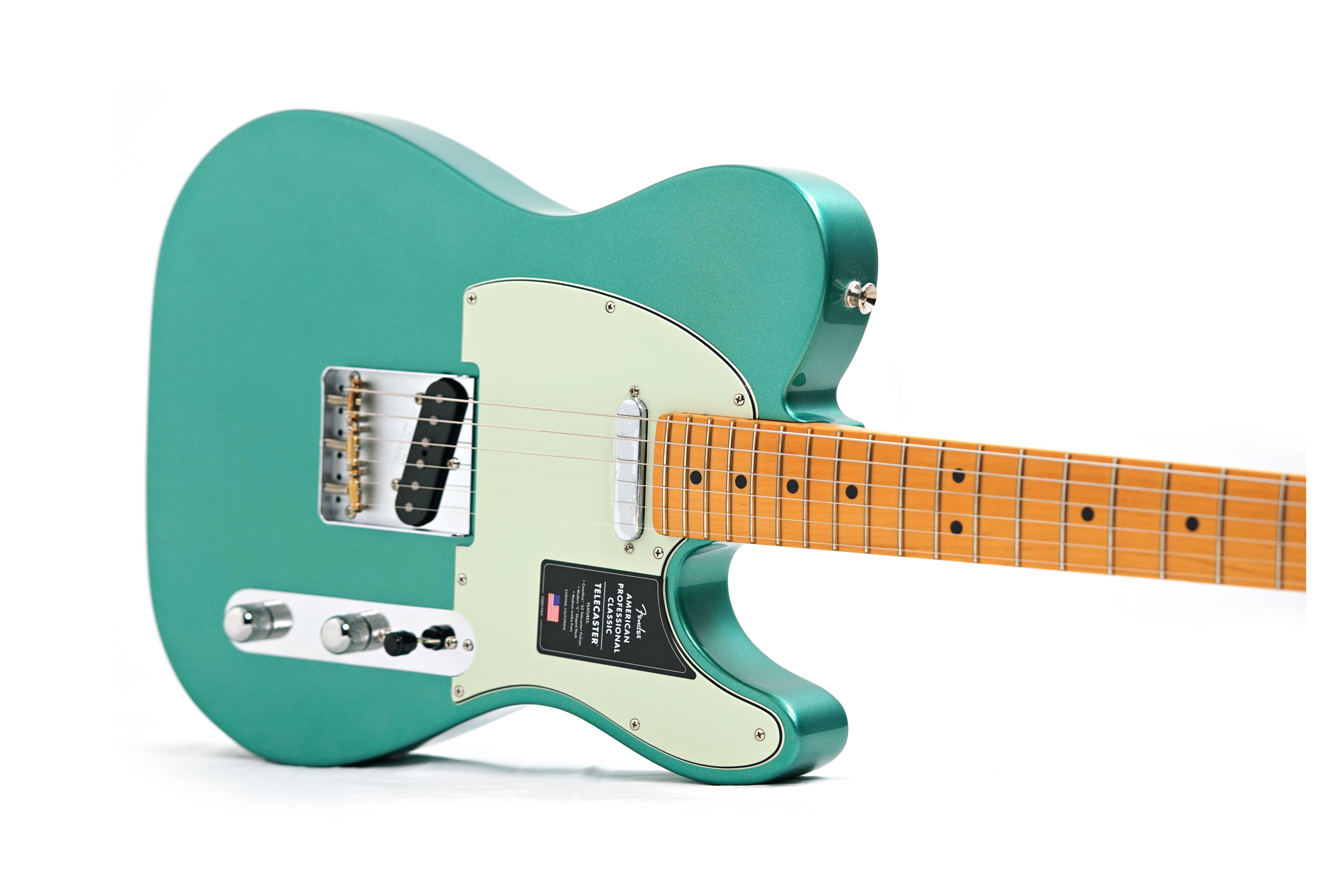 Fender American Professional Classic Telecaster Faded Sherwood Green Maple Fingerboard #US25098887