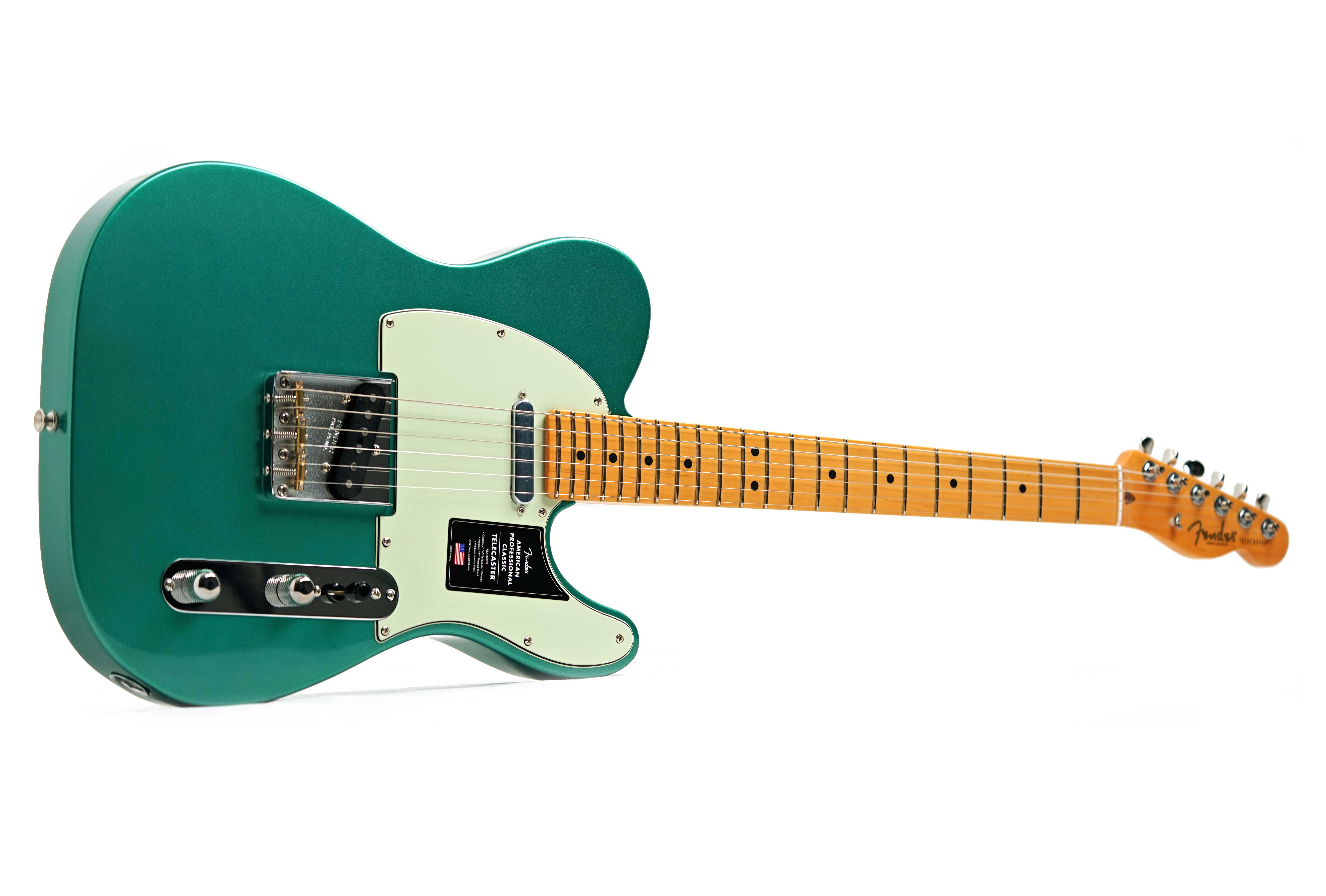 Fender American Professional Classic Telecaster Faded Sherwood Green Maple Fingerboard (Nearly New) #US25059340