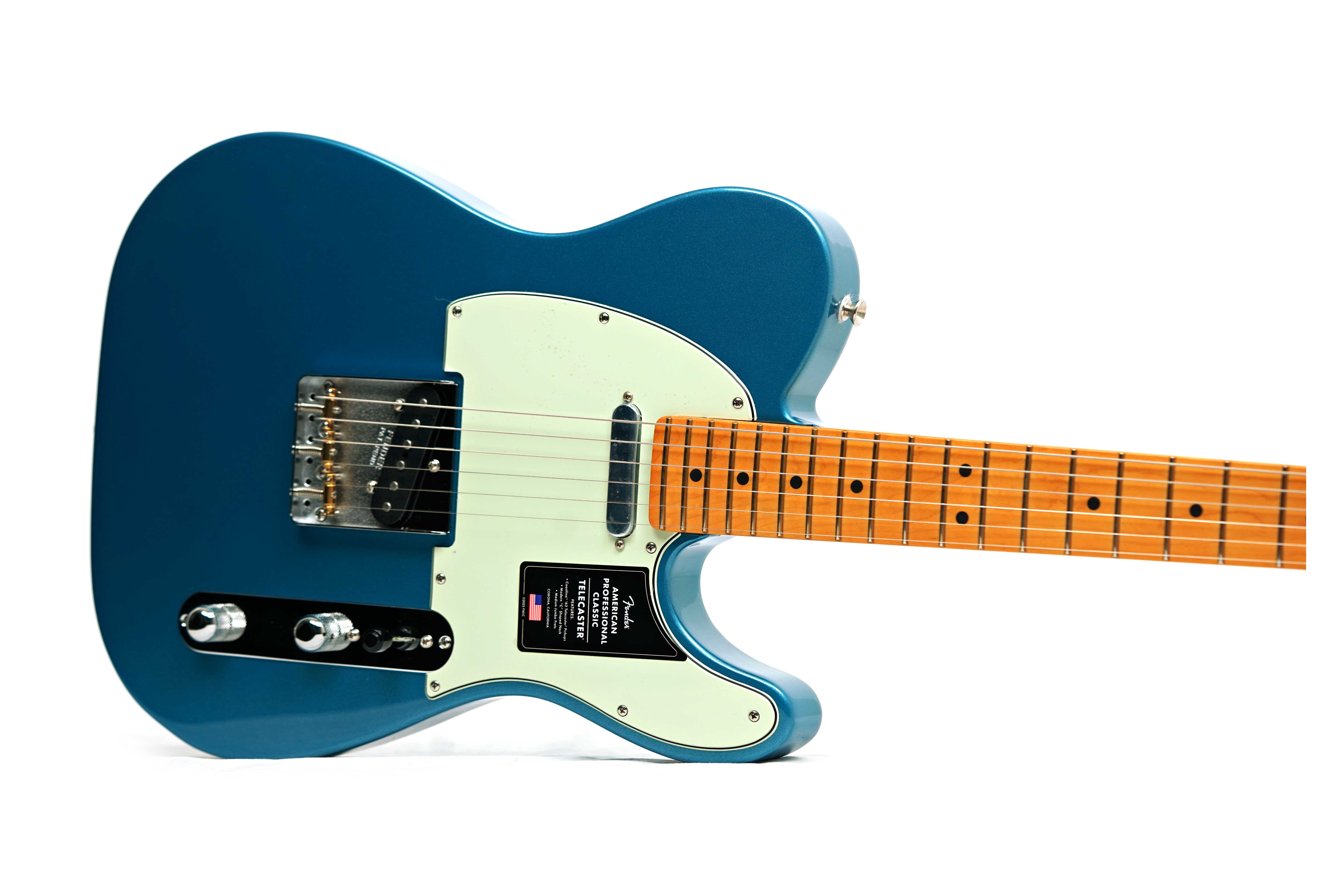 Fender American Professional Classic Telecaster Faded Lake Placid Blue Maple Fingerboard #US25088861