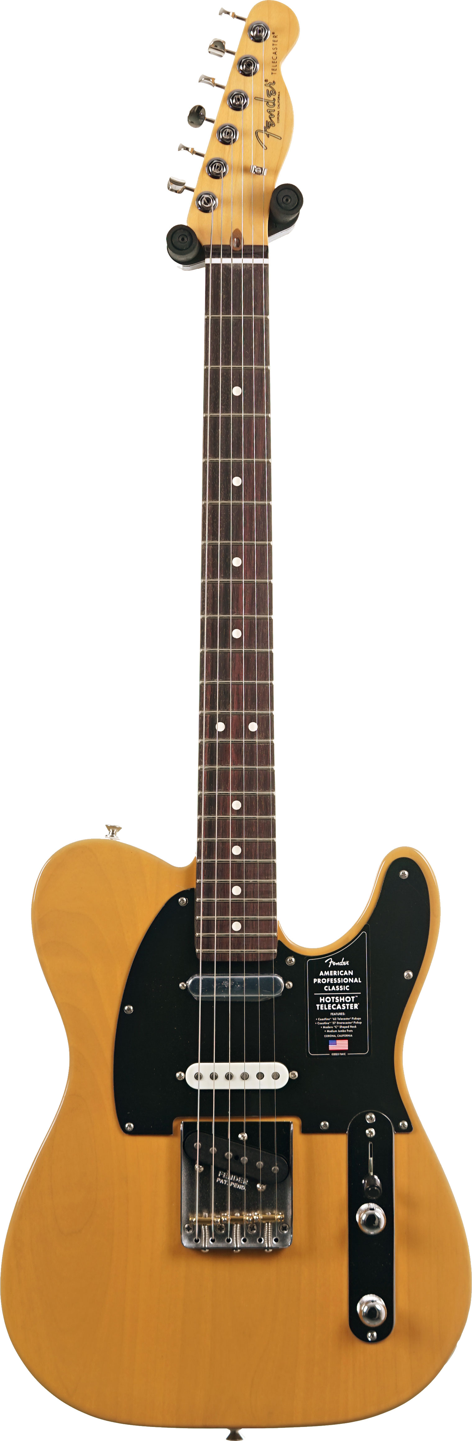 Fender American Professional Classic Hotshot Telecaster SSS Butterscotch Blonde Rosewood Fingerboard #US25043097