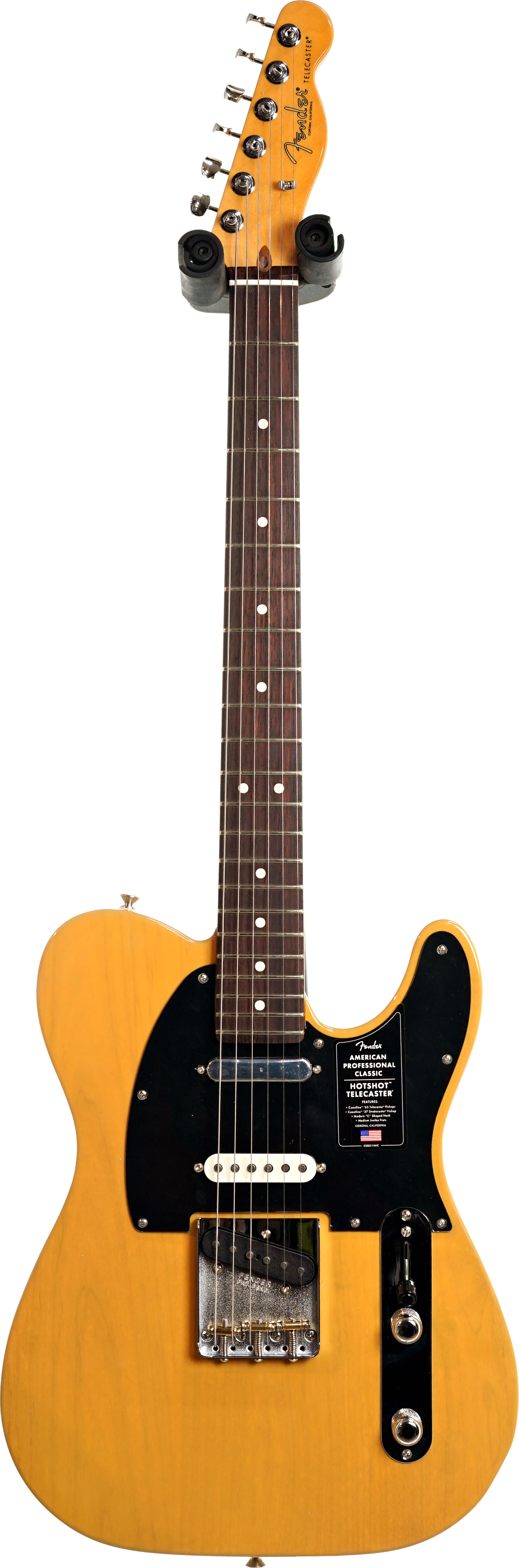 Fender American Professional Classic Hotshot Telecaster SSS Butterscotch Blonde Rosewood Fingerboard (Nearly New) #US25089414