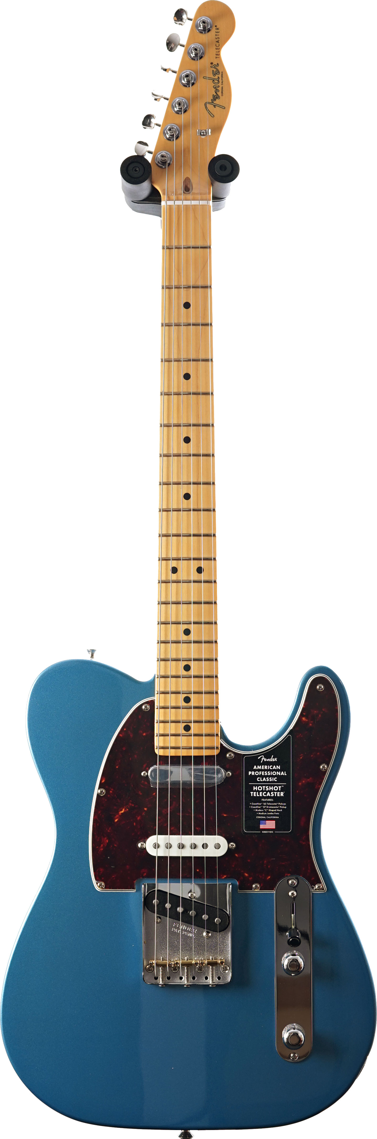Fender American Professional Classic Hotshot Telecaster SSS Faded Lake Placid Blue Maple Fingerboard #US25087619