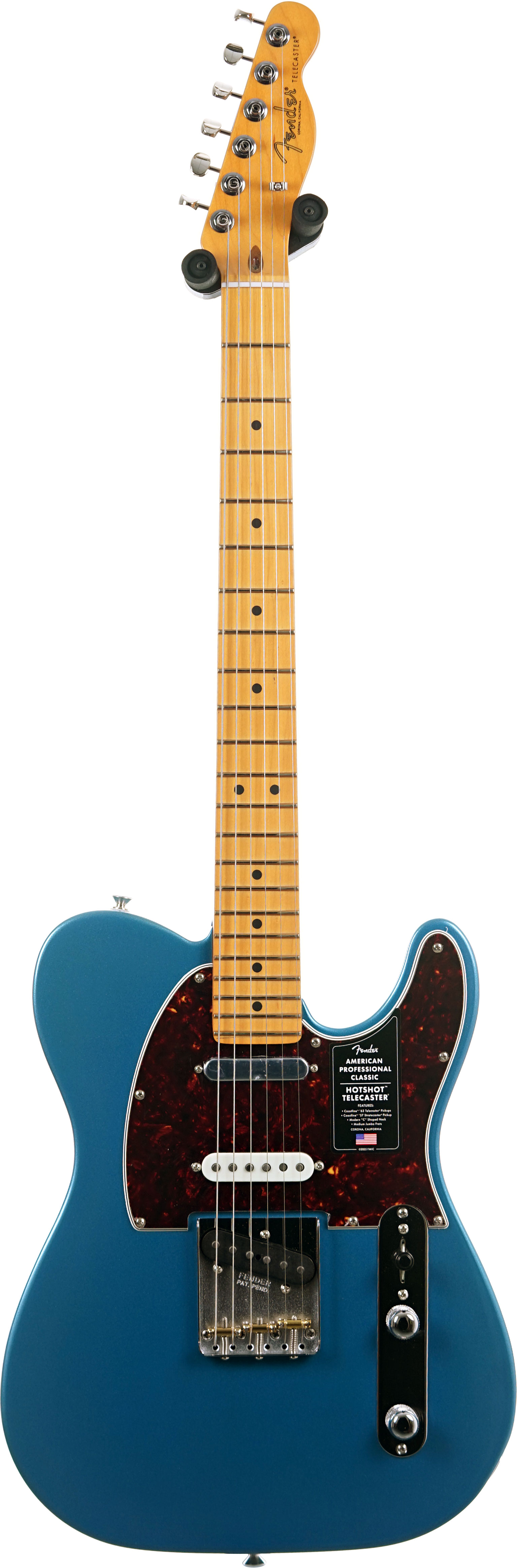 Fender American Professional Classic Hotshot Telecaster SSS Faded Lake Placid Blue Maple Fingerboard #US25101882