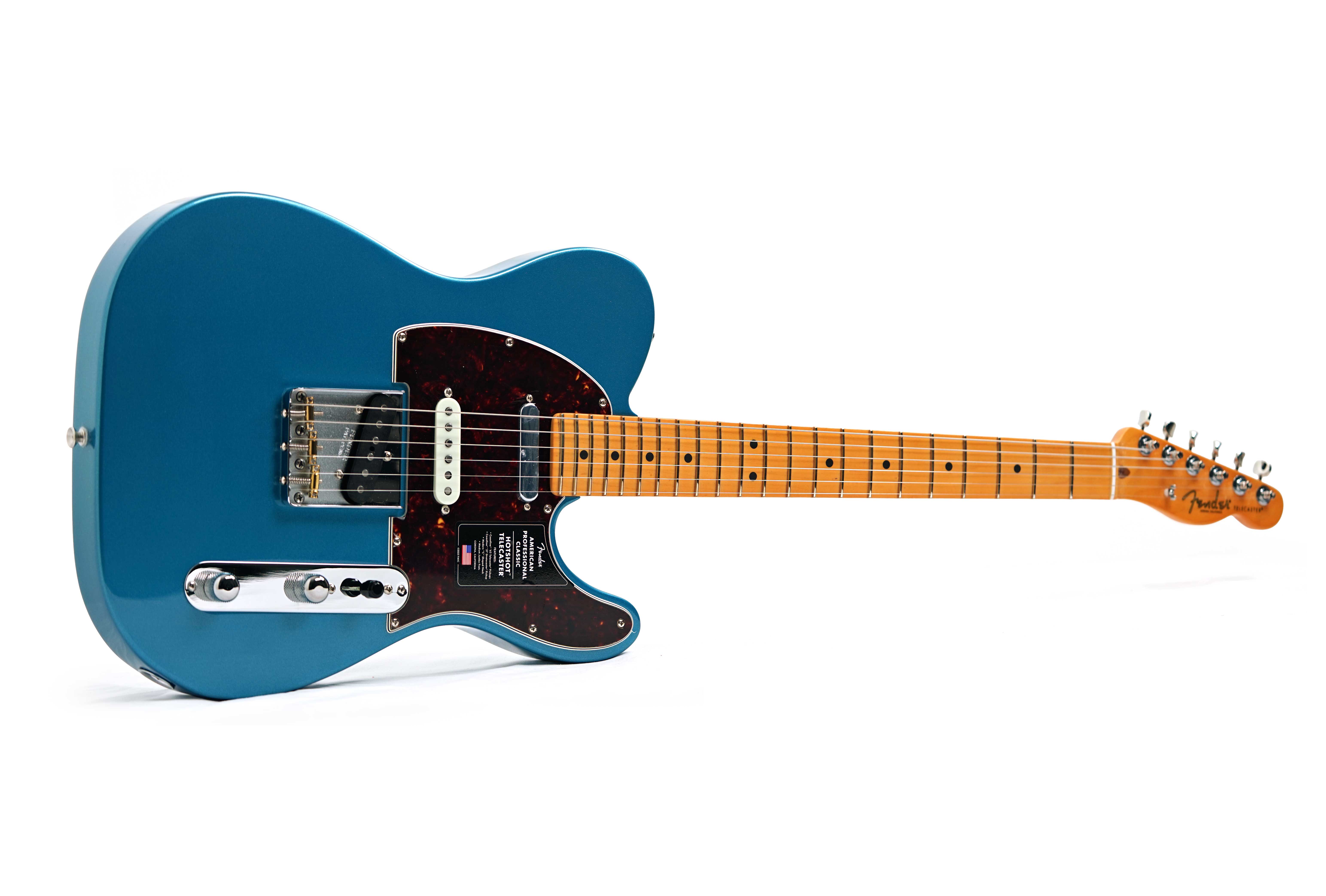 Fender American Professional Classic Hotshot Telecaster SSS Faded Lake Placid Blue Maple Fingerboard #US25101882