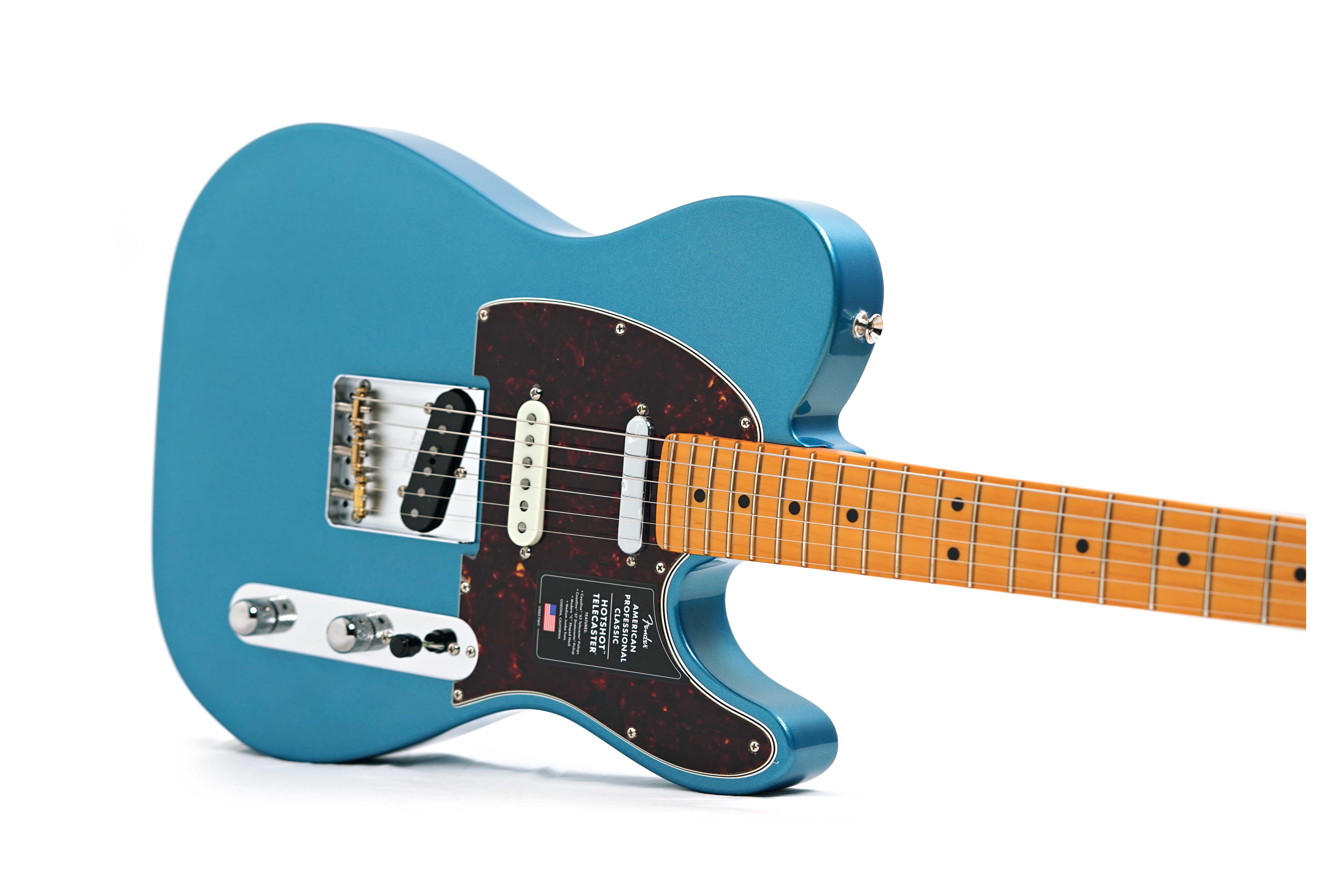 Fender American Professional Classic Hotshot Telecaster SSS Faded Lake Placid Blue Maple Fingerboard #US25101882