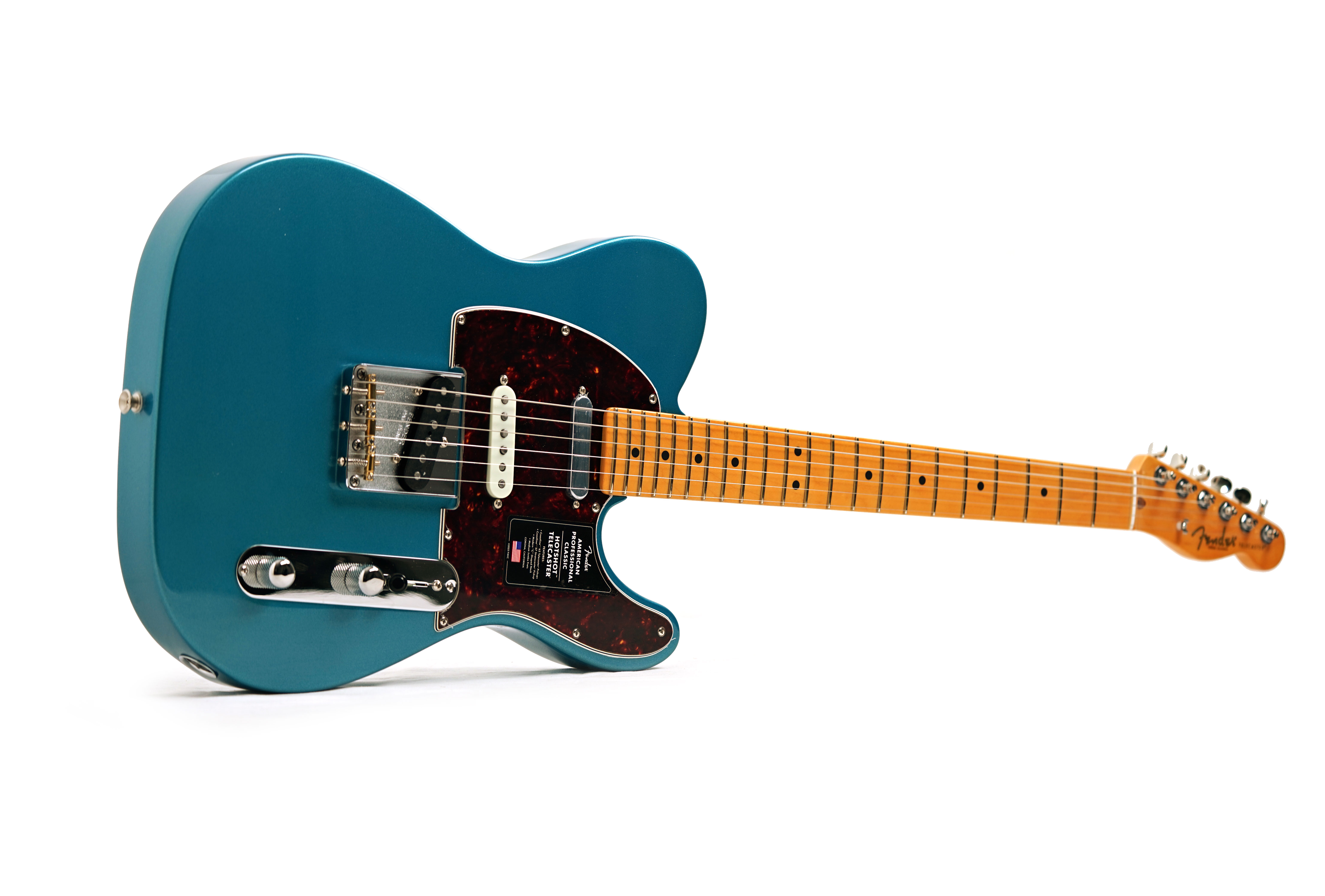 Fender American Professional Classic Hotshot Telecaster SSS Faded Lake Placid Blue Maple Fingerboard #US25096337