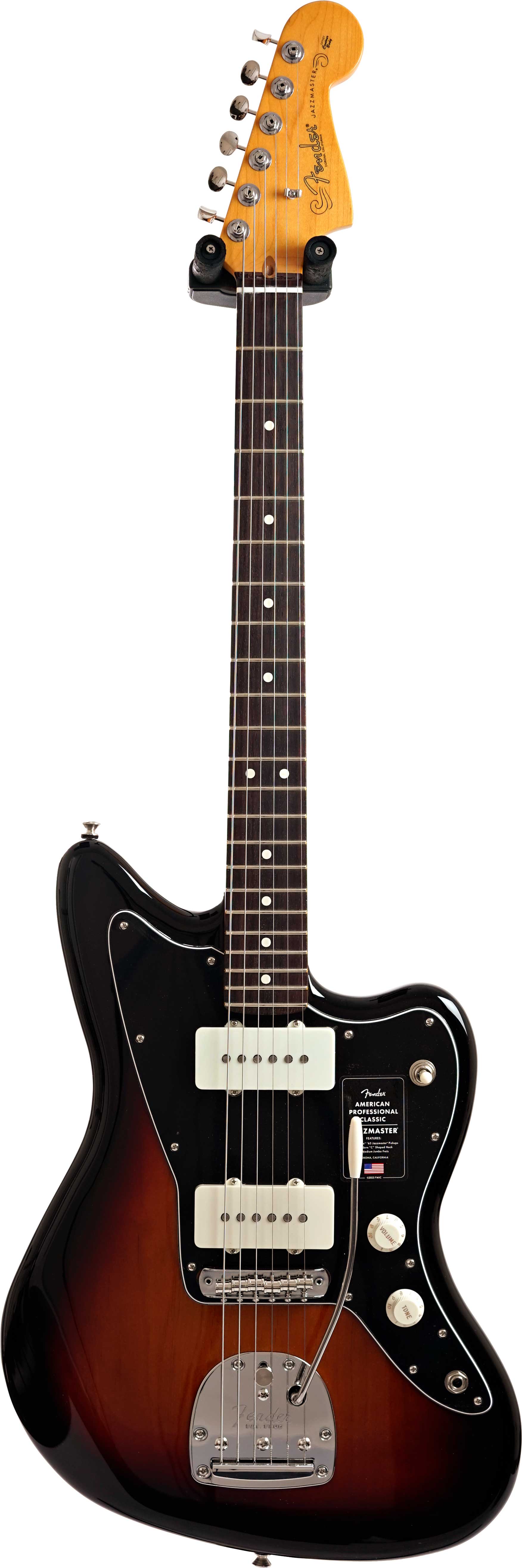 Fender American Professional Classic Jazzmaster 3-Colour Sunburst Rosewood Fingerboard #US25109337