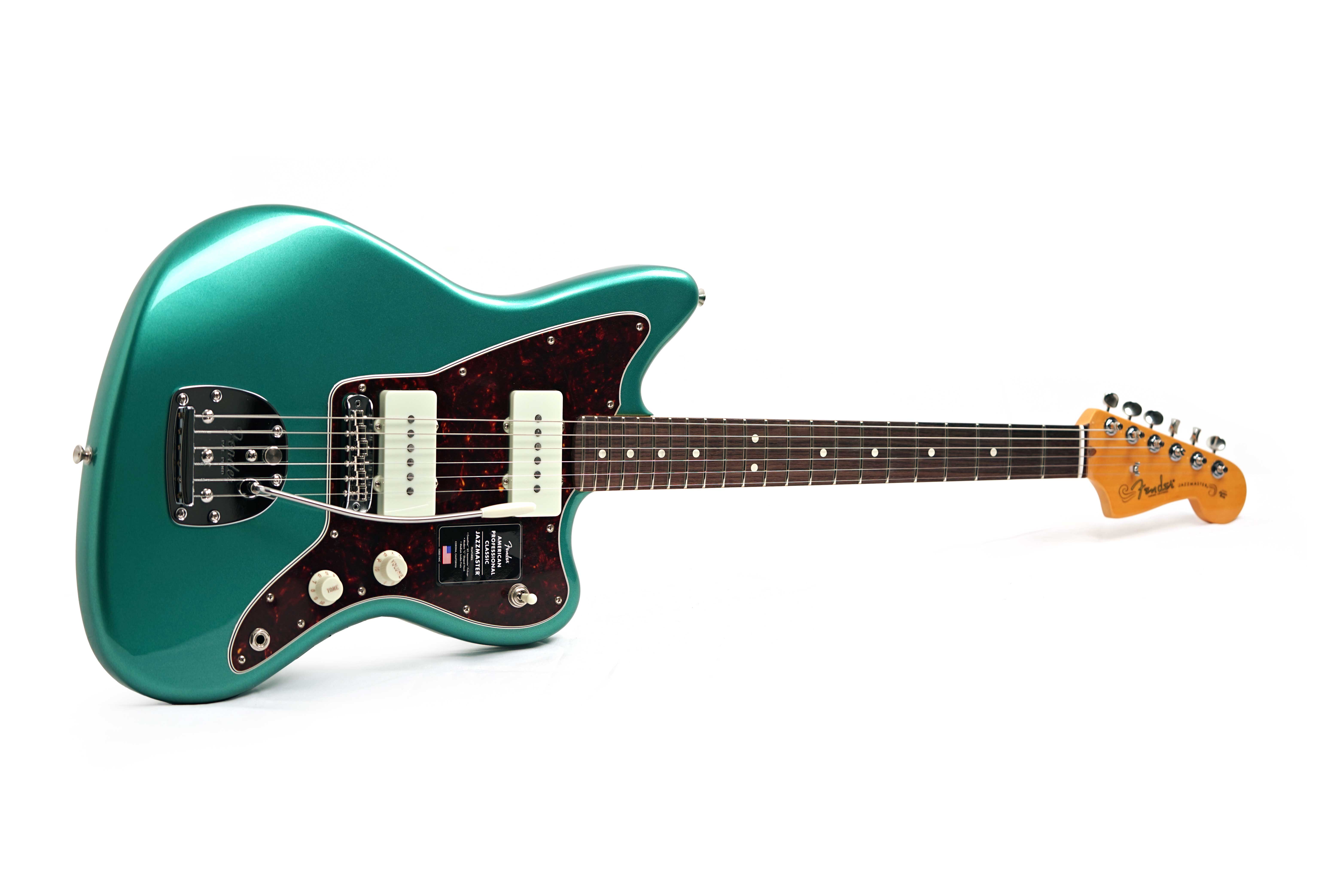 Fender American Professional Classic Jazzmaster Faded Sherwood Green Metallic Rosewood Fingerboard #US25096303