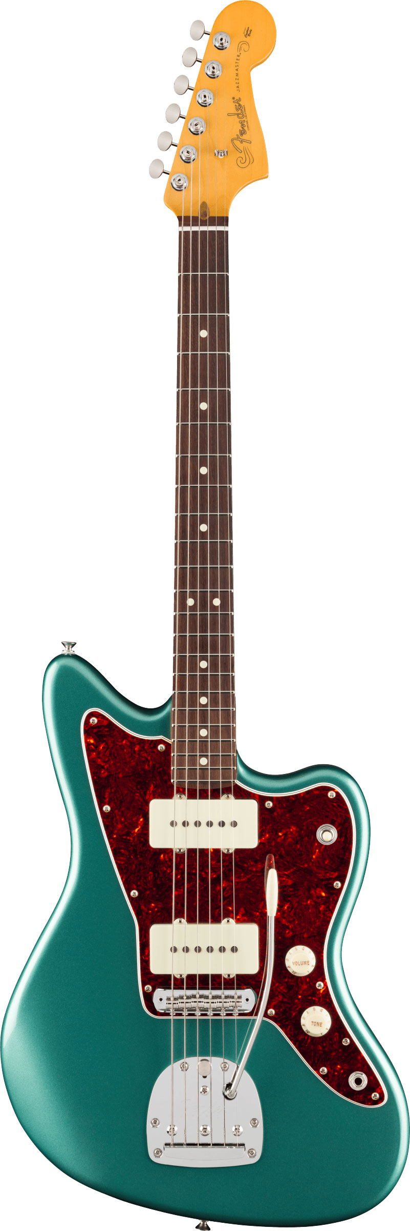 Fender American Professional Classic Jazzmaster Faded Sherwood Green Metallic Rosewood Fingerboard