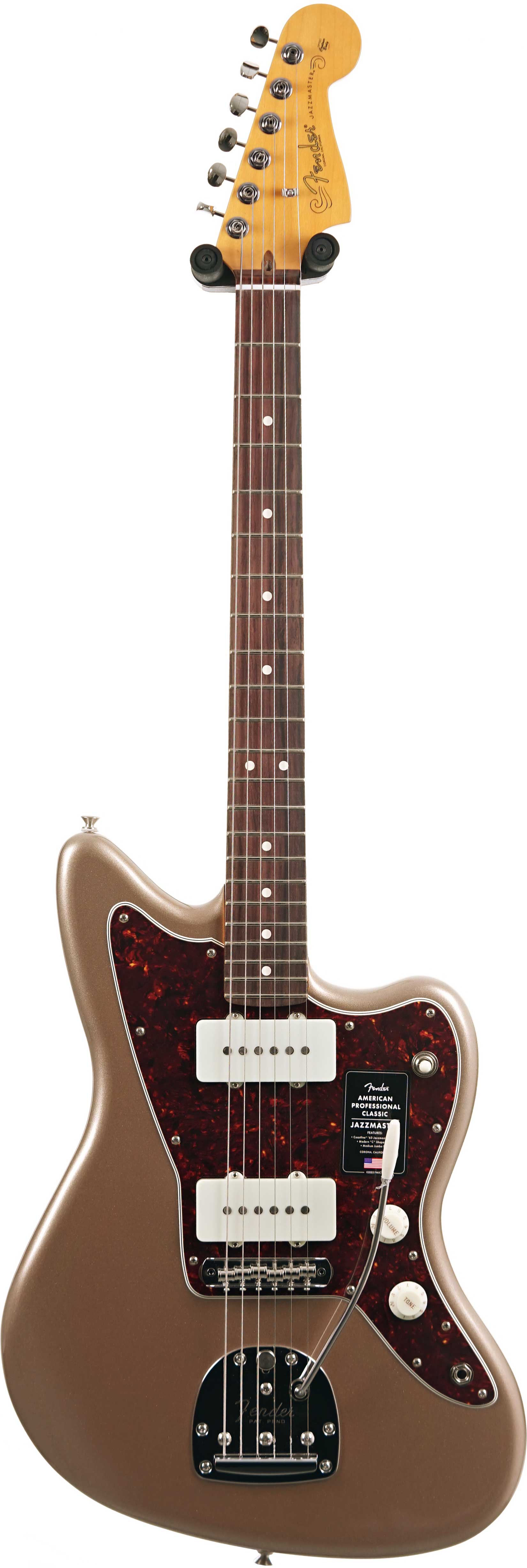 Fender American Professional Classic Jazzmaster Faded Firemist Gold Rosewood Fingerboard #US25096317A
